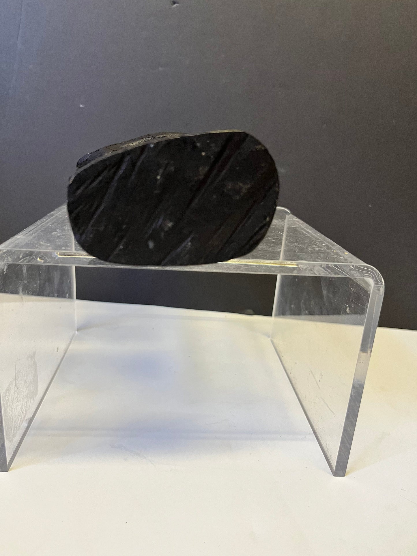 Wonderful 8.5 inch tall western African older  statue well detailed with crazy eyes  unique piece