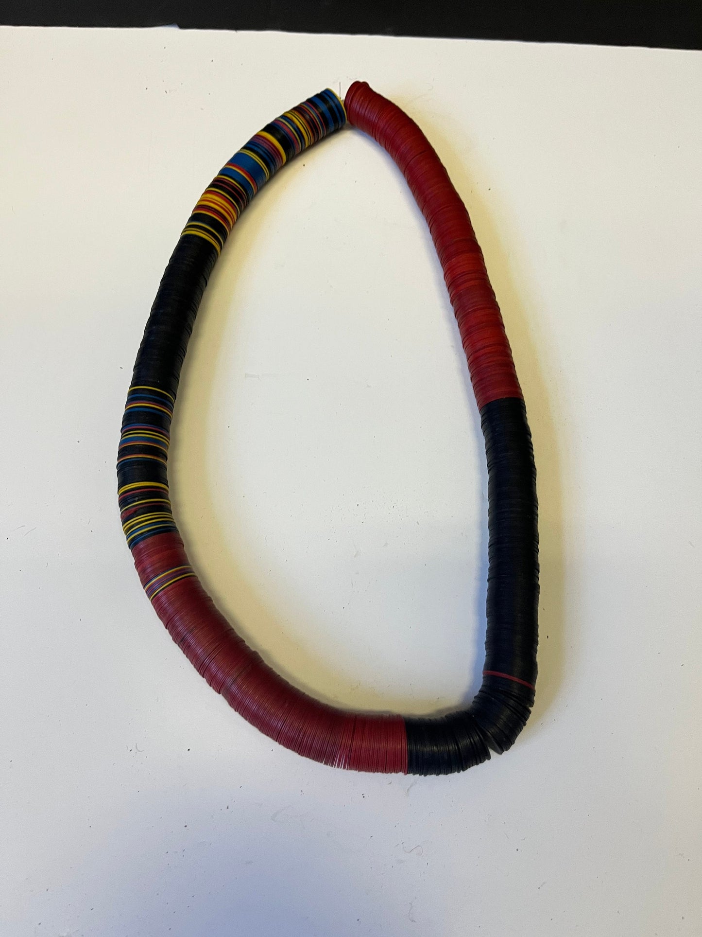 Absolutely stunning 24 approx real African ostrich egg shell necklace  Phenomenal quality a wonderful unique look  wear it!!