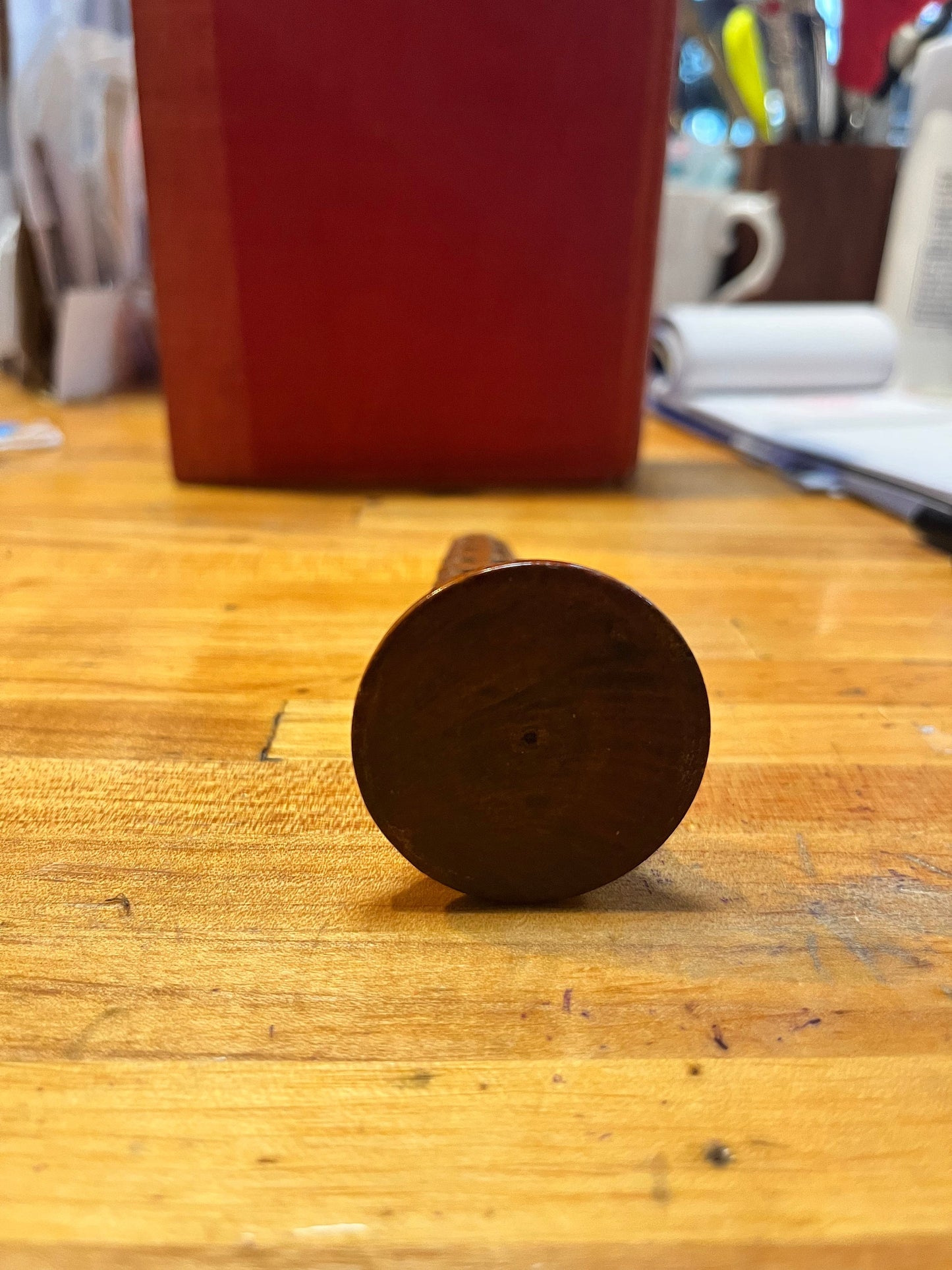 Sexy little 4.5 inch Asian carved teak elephants stacking statue  well detailed  7 elephants  wow detail  super price  great gift