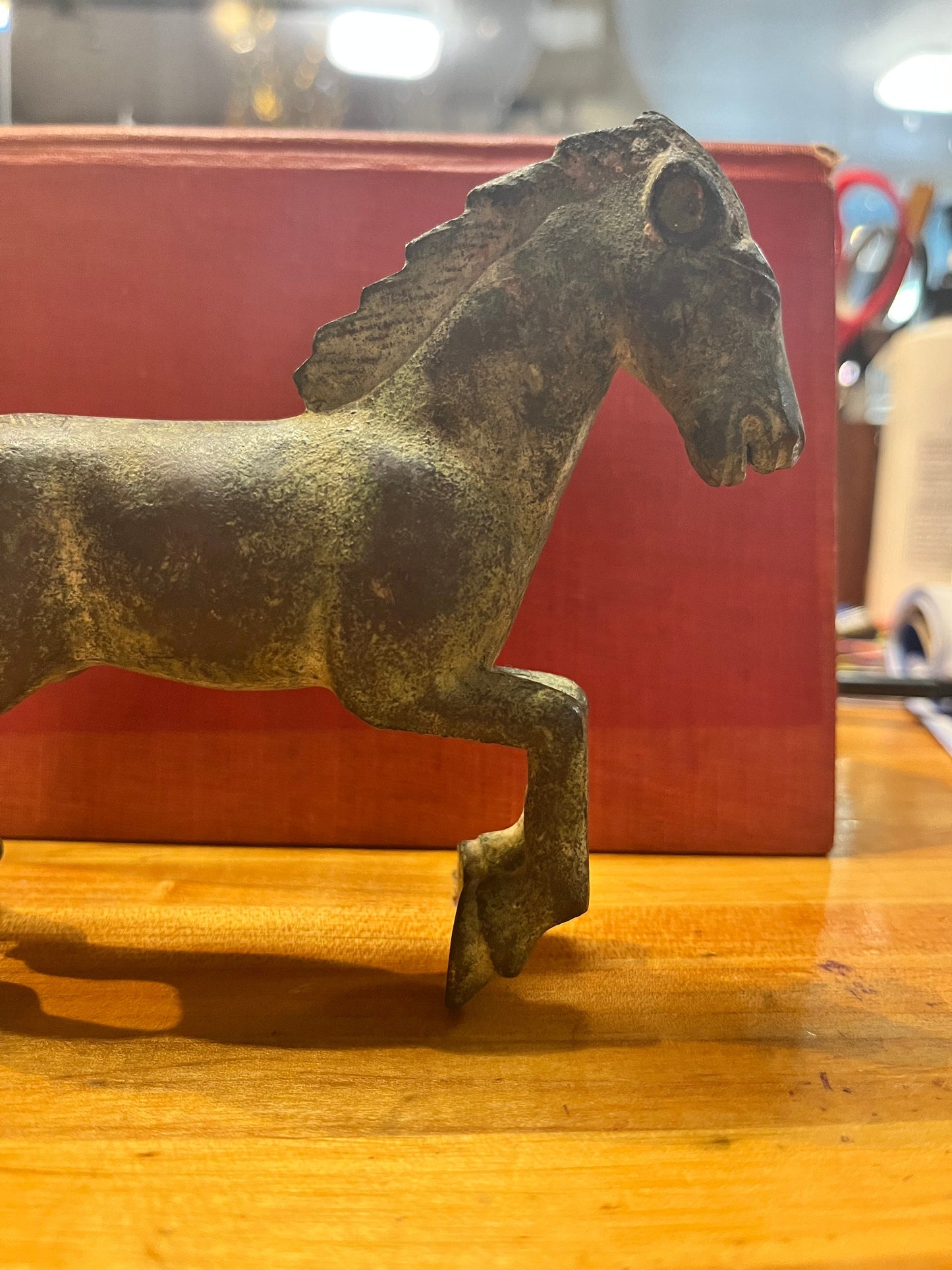 Extra sexy Chinese tang dynasty style bronze galloping horse  6 x 4 high with extra special patina  old beautiful horse wow price