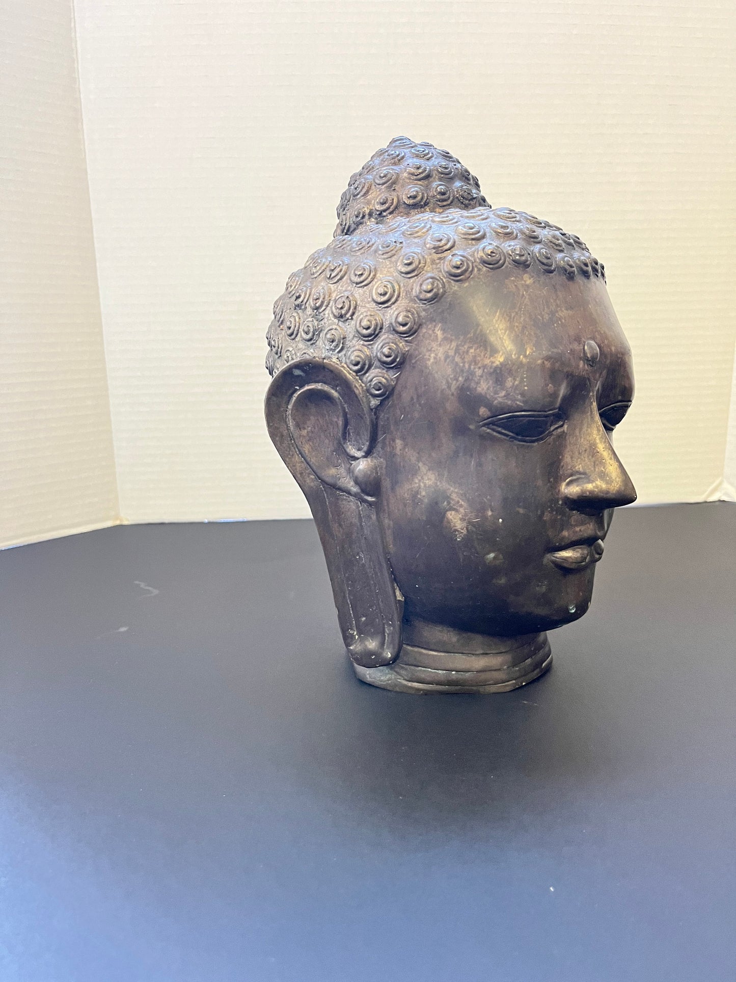 Amazing 9.5 inch high Thai bronze Buddha with amazing patina  stunning look and wow price  peaceful look