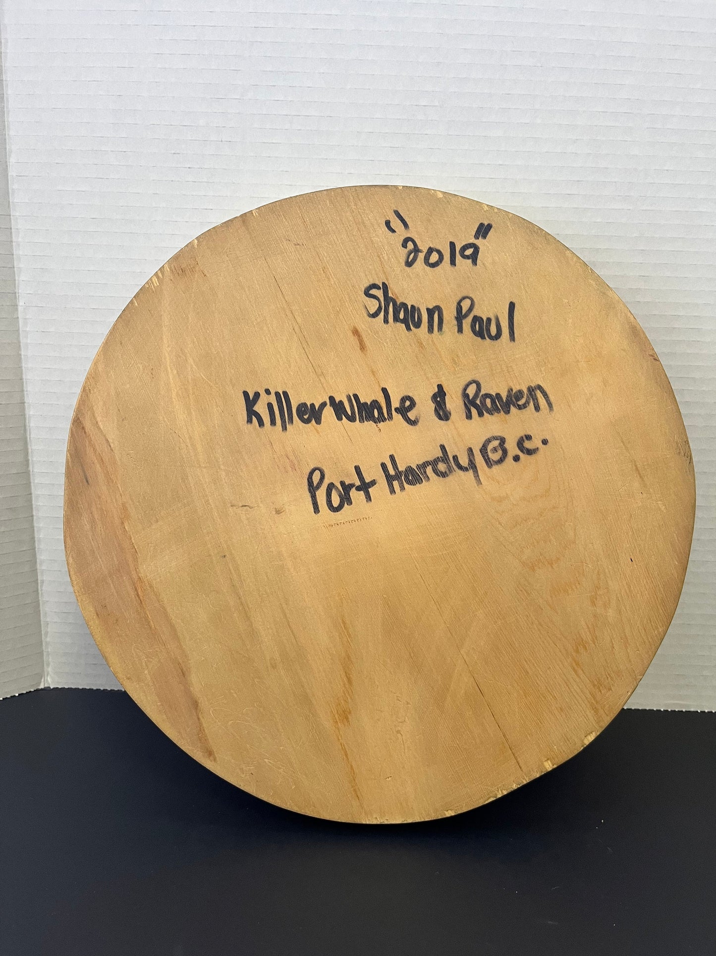 12 inches signed indigenous, first nation specific northwest coast, killer whale plaque  unbelievable detail