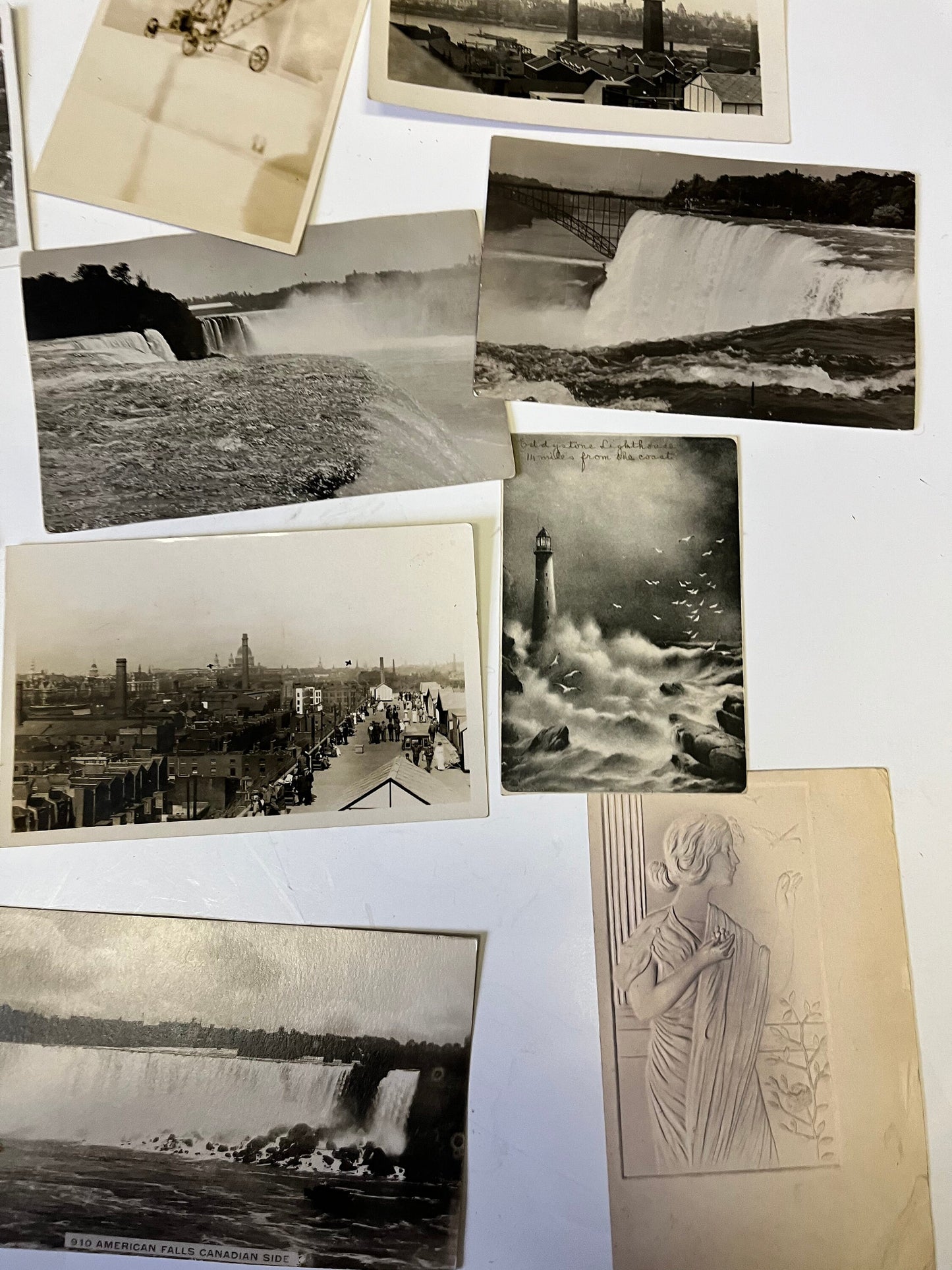 Lot 21  14 antique postcards black and white from around the world  best deal  Junk journalling dream