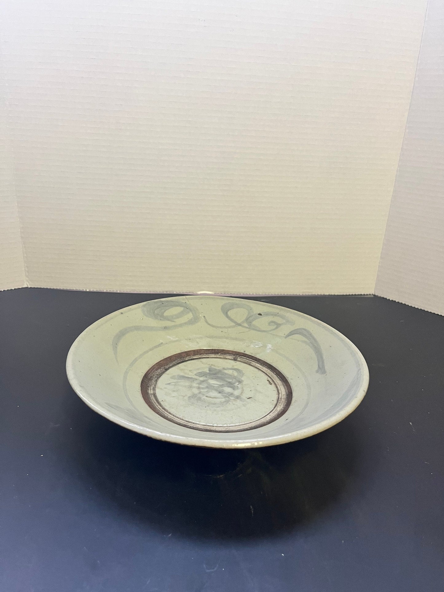 Magnificent 9 1/2 inch ancient Chinese shipwreck bowl  as is  priced accordingly  Wonderful piece of Chinese history