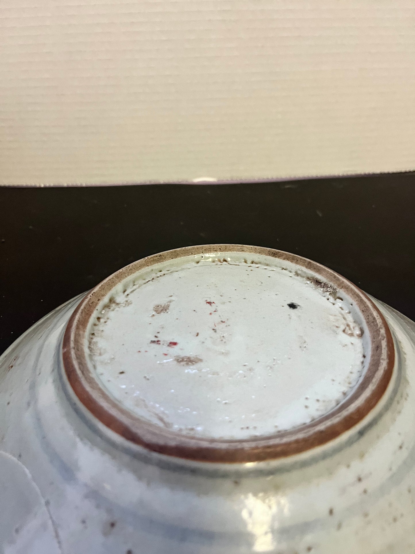 Magnificent 9 1/2 inch ancient Chinese shipwreck bowl  as is  priced accordingly  Wonderful piece of Chinese history