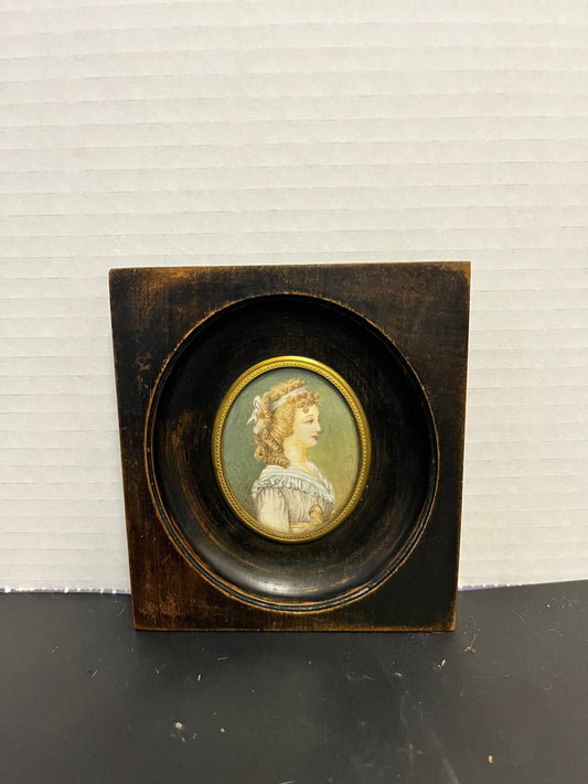 Absolutely fabulous 5 x 4.5 signed watercolour in gilt and wooden frame Unbelievable quality and a very good price would make a great gift