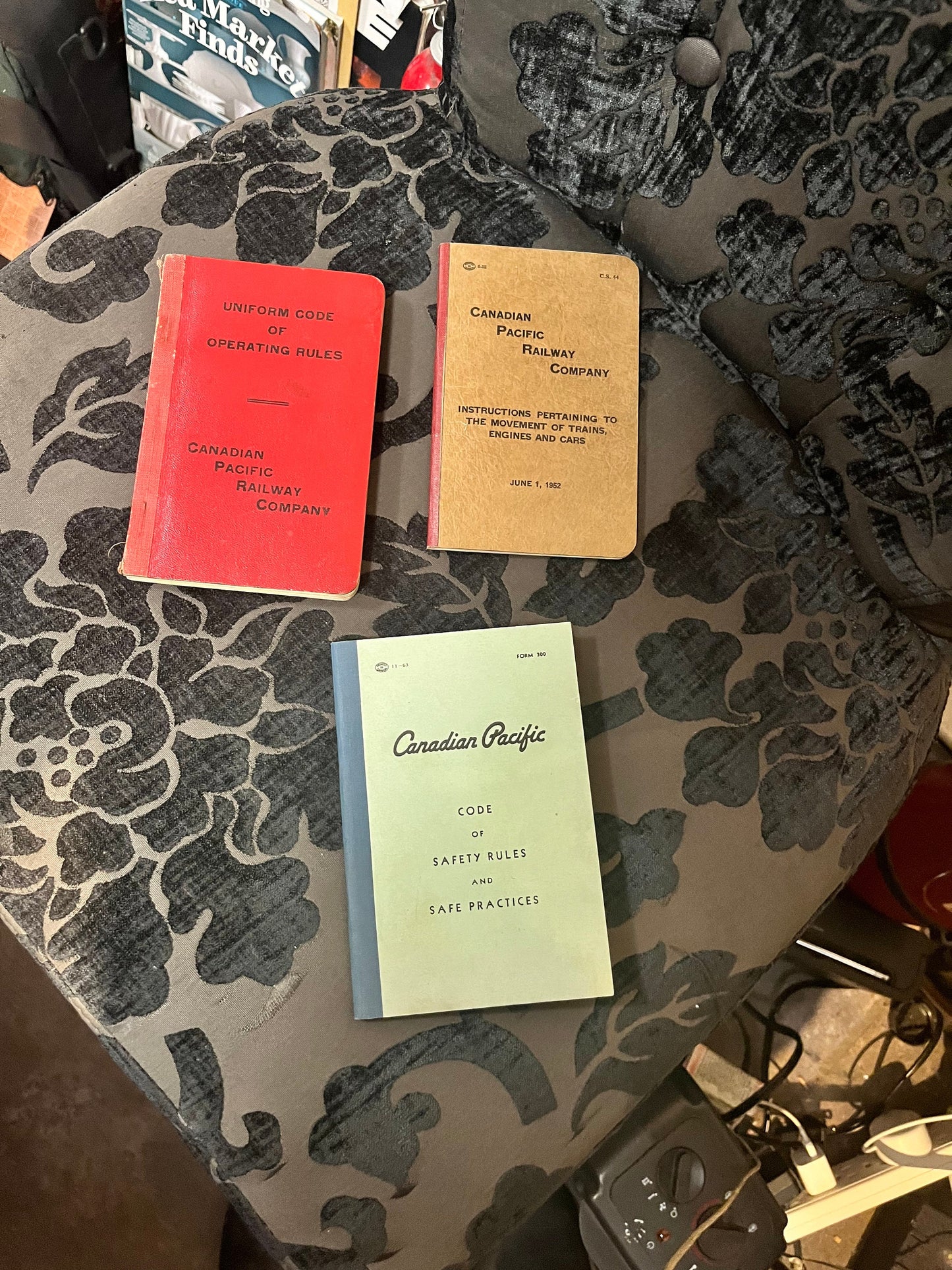 Three CPR manuals- Three CPR manuals   antique Canadian pacific rail manuals