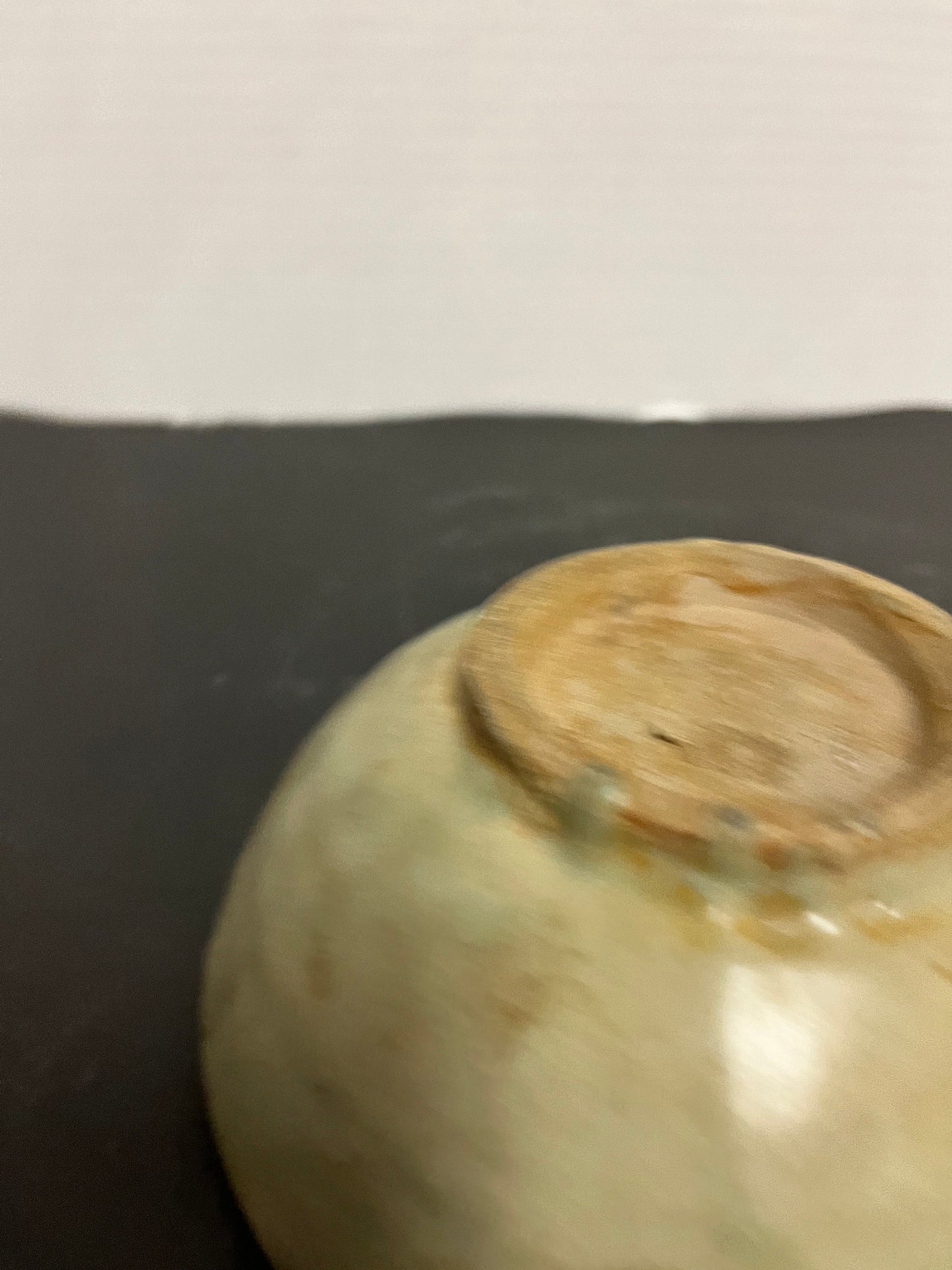 Museum quality ancient 5 1/2 x 3 high Chinese celadon porcelain bowl in perfect condition and fabulous simplicity  Chinese ancient antique