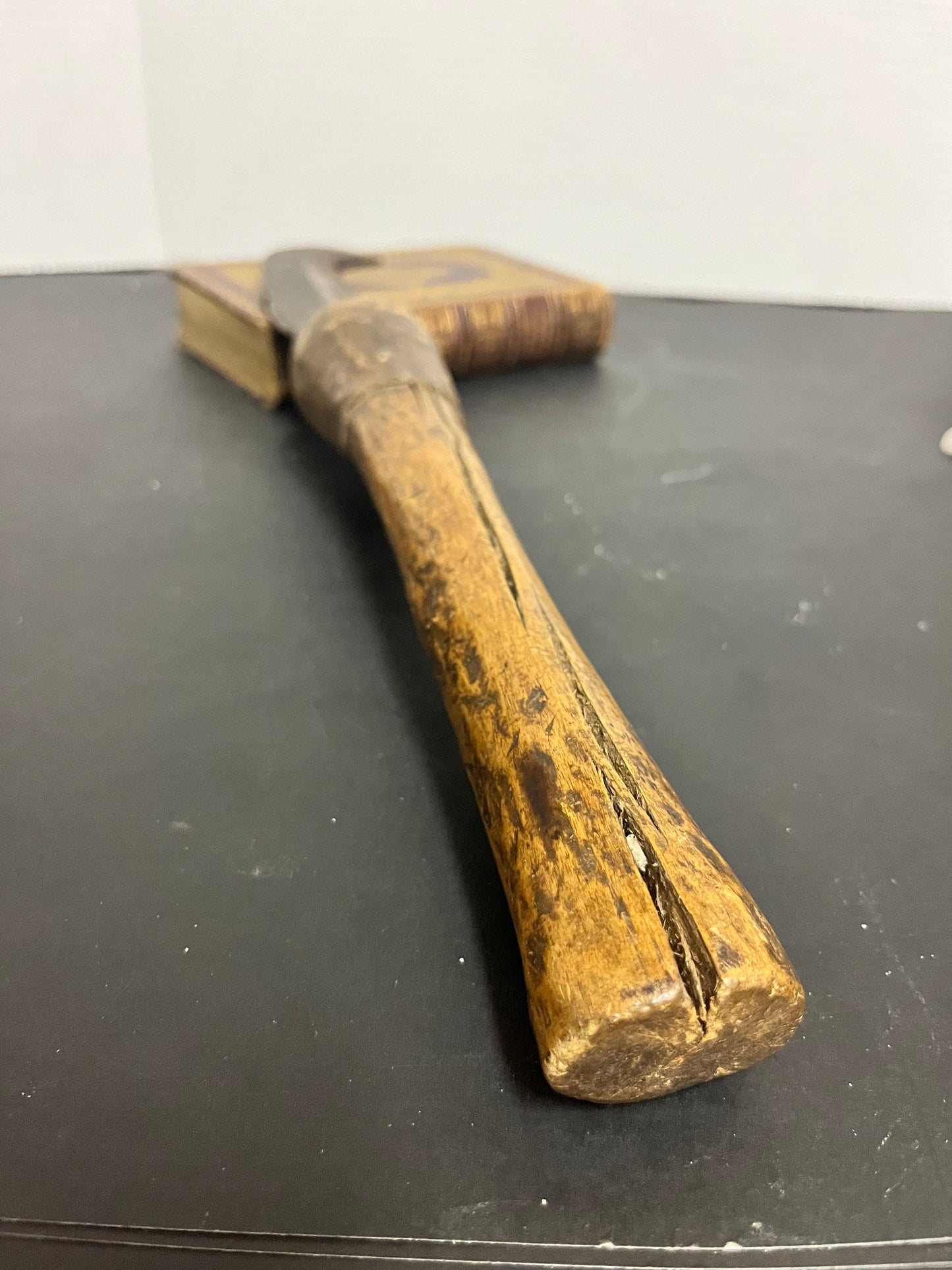 Museum quality Antique 19th century Hand Forged  Japanese Notogiri Woodworking tool  amazing patina and condition  wow  - 17 inches long