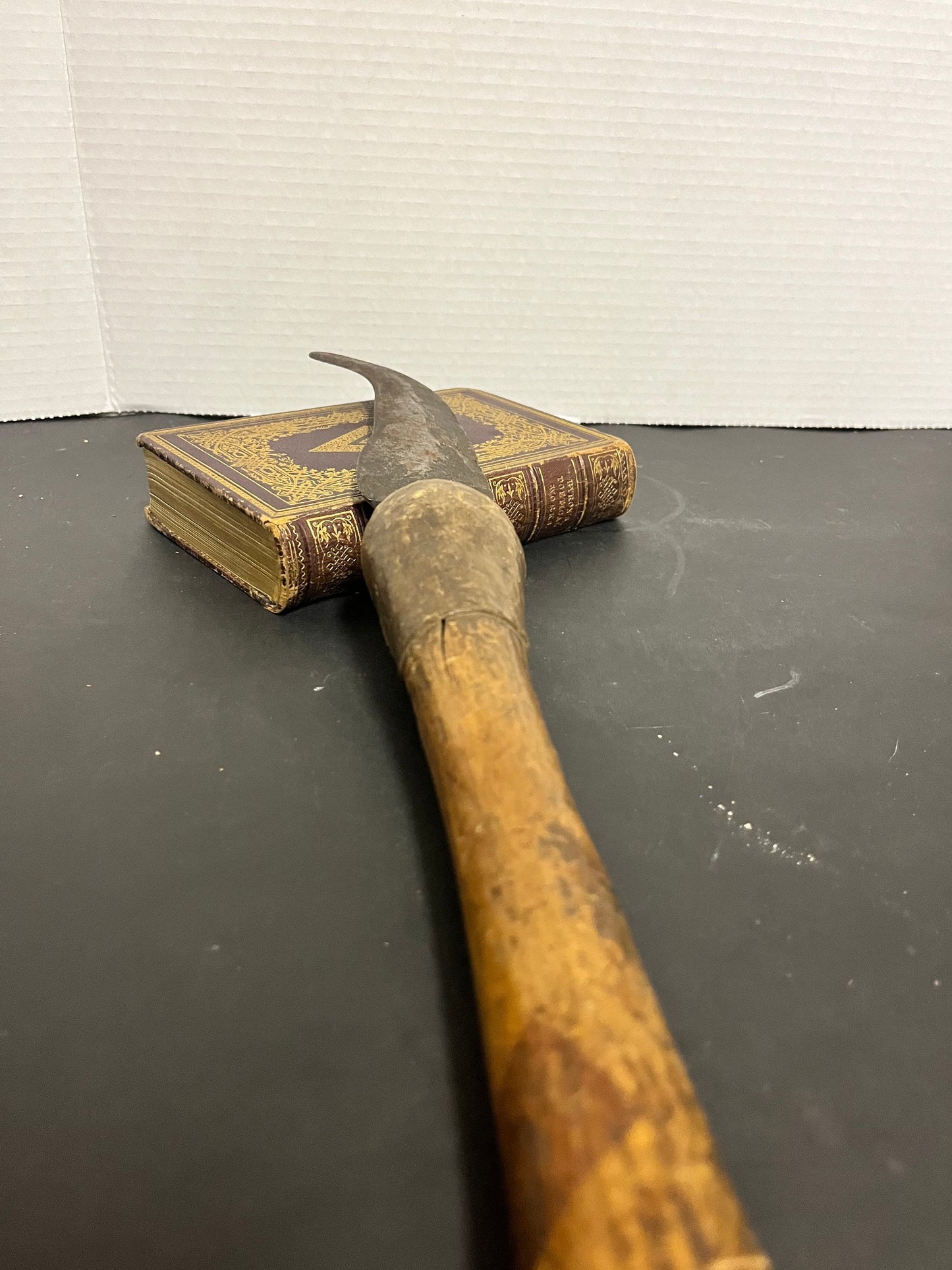 Museum quality Antique 19th century Hand Forged  Japanese Notogiri Woodworking tool  amazing patina and condition  wow  - 17 inches long