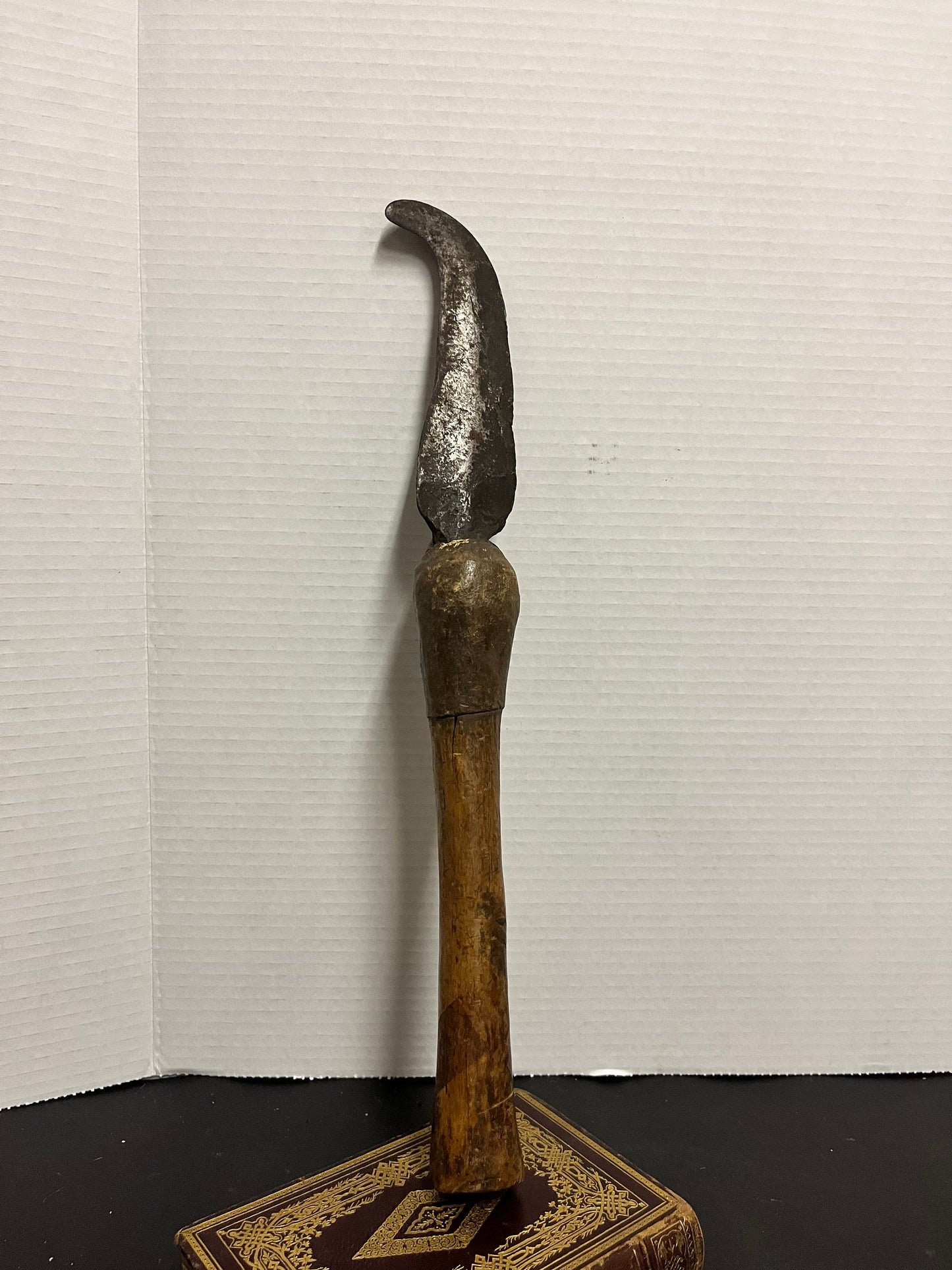 Museum quality Antique 19th century Hand Forged  Japanese Notogiri Woodworking tool  amazing patina and condition  wow  - 17 inches long