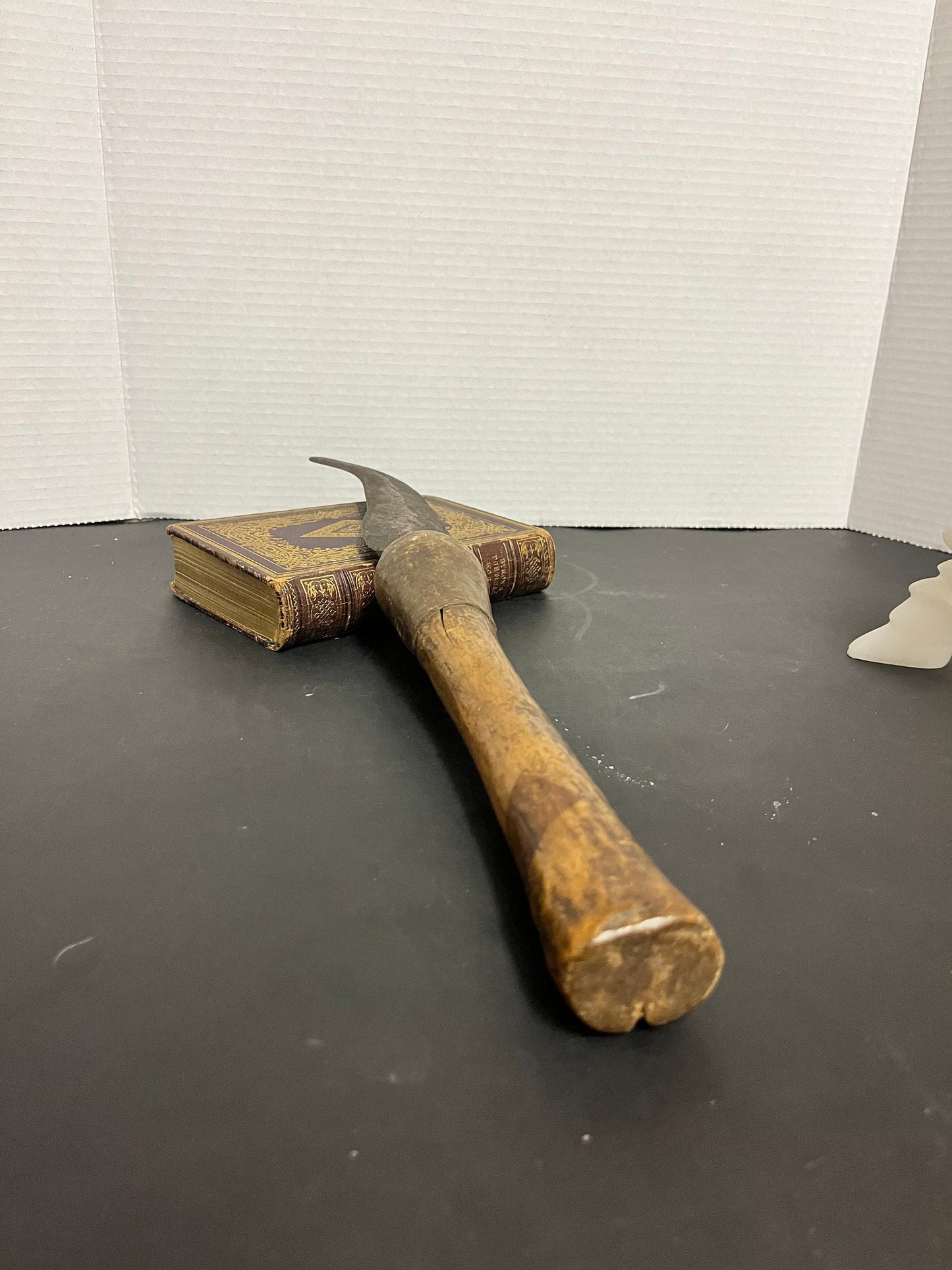 Museum quality Antique 19th century Hand Forged  Japanese Notogiri Woodworking tool  amazing patina and condition  wow  - 17 inches long