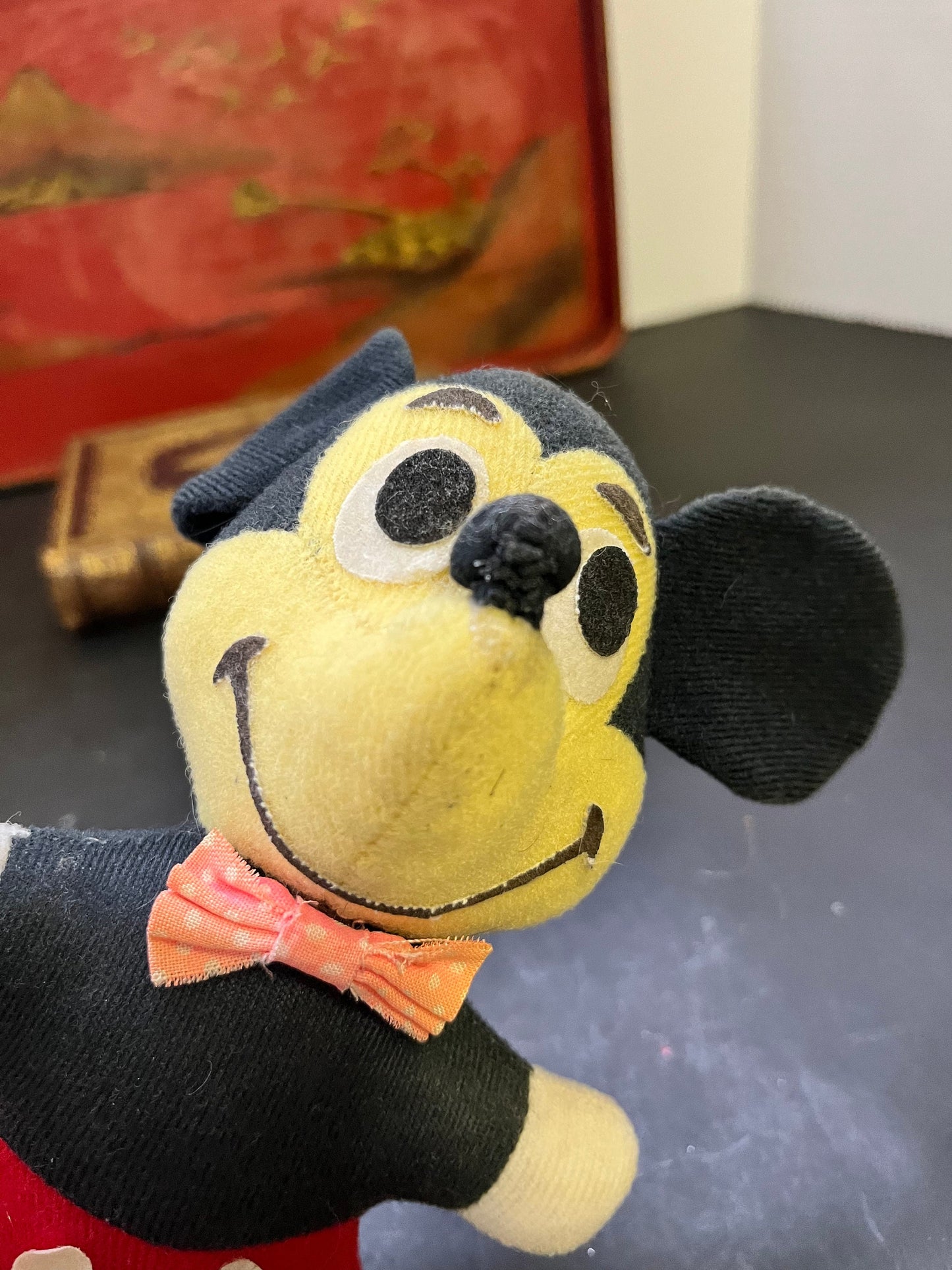 7 inch tall vintage Mickey Mouse in good condition  super cool gift and seems old