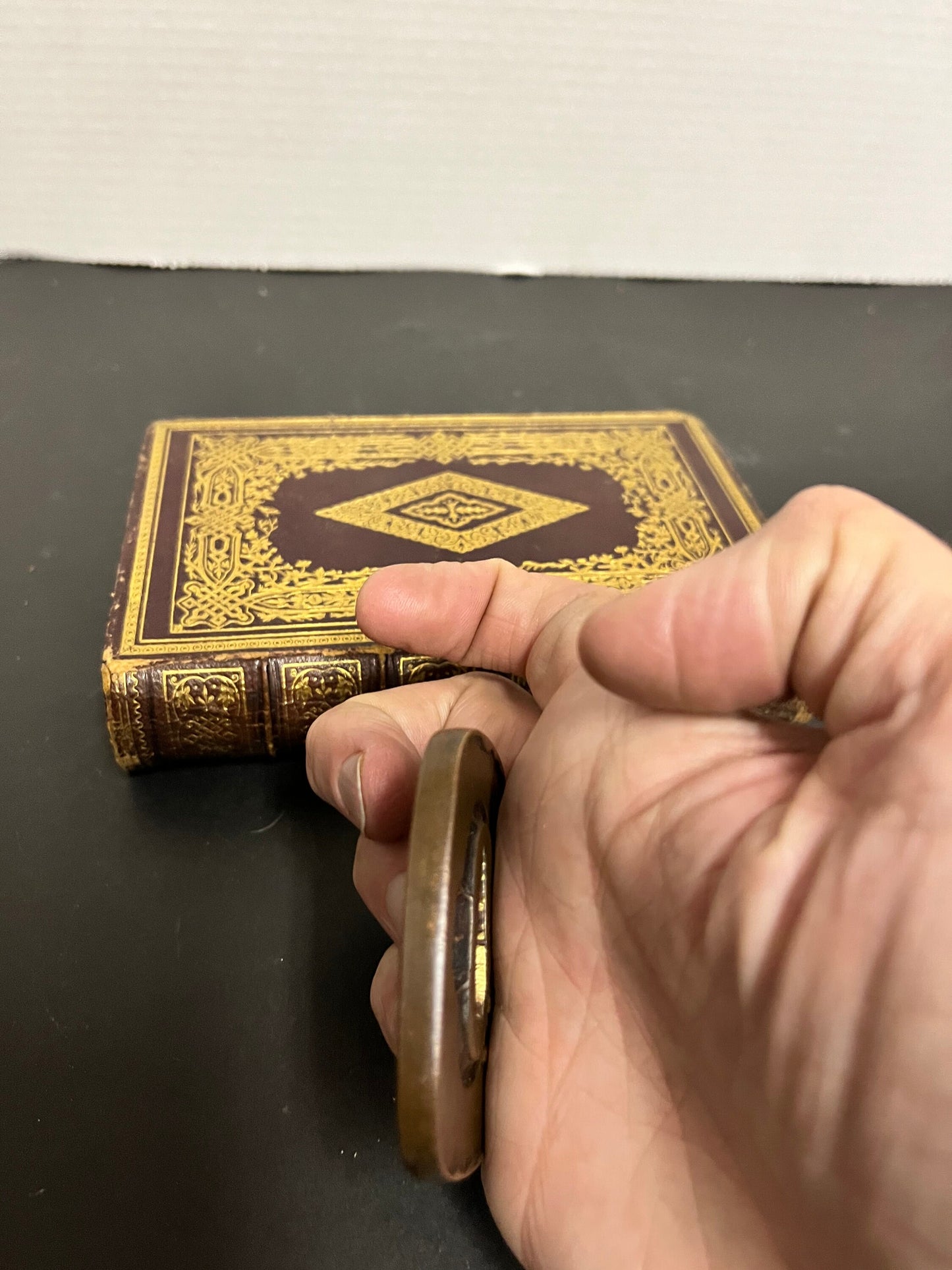 Absolutely stunning museum quality antique Japanese bronze samurai  tsuba  top quality  3 inches - wow wow  signed Tsuba  rare