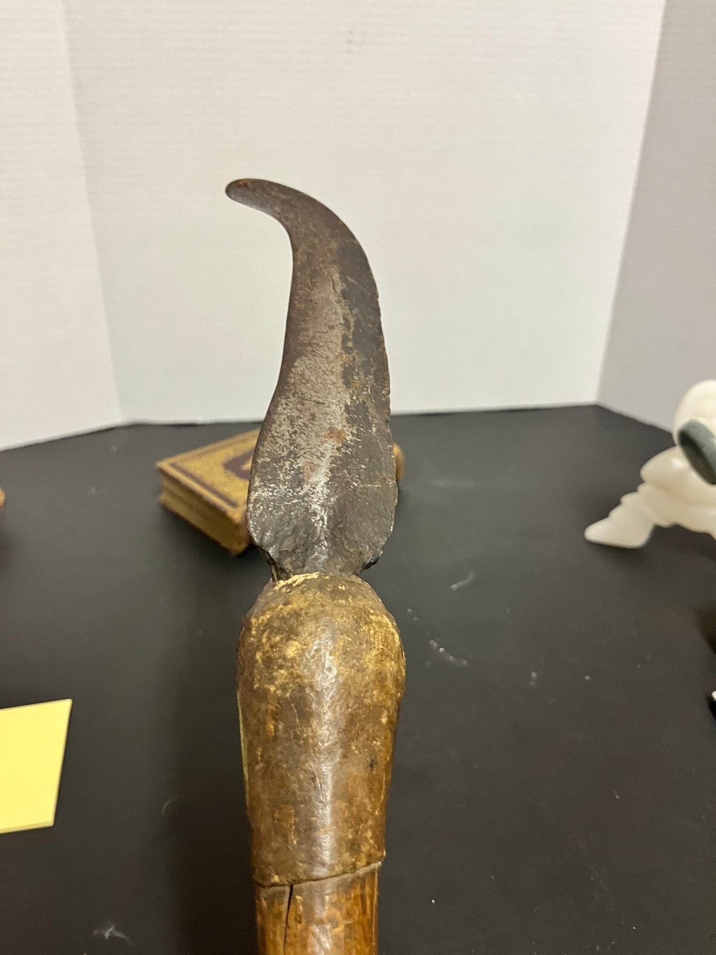 Museum quality Antique 19th century Hand Forged  Japanese Notogiri Woodworking tool  amazing patina and condition  wow  - 17 inches long