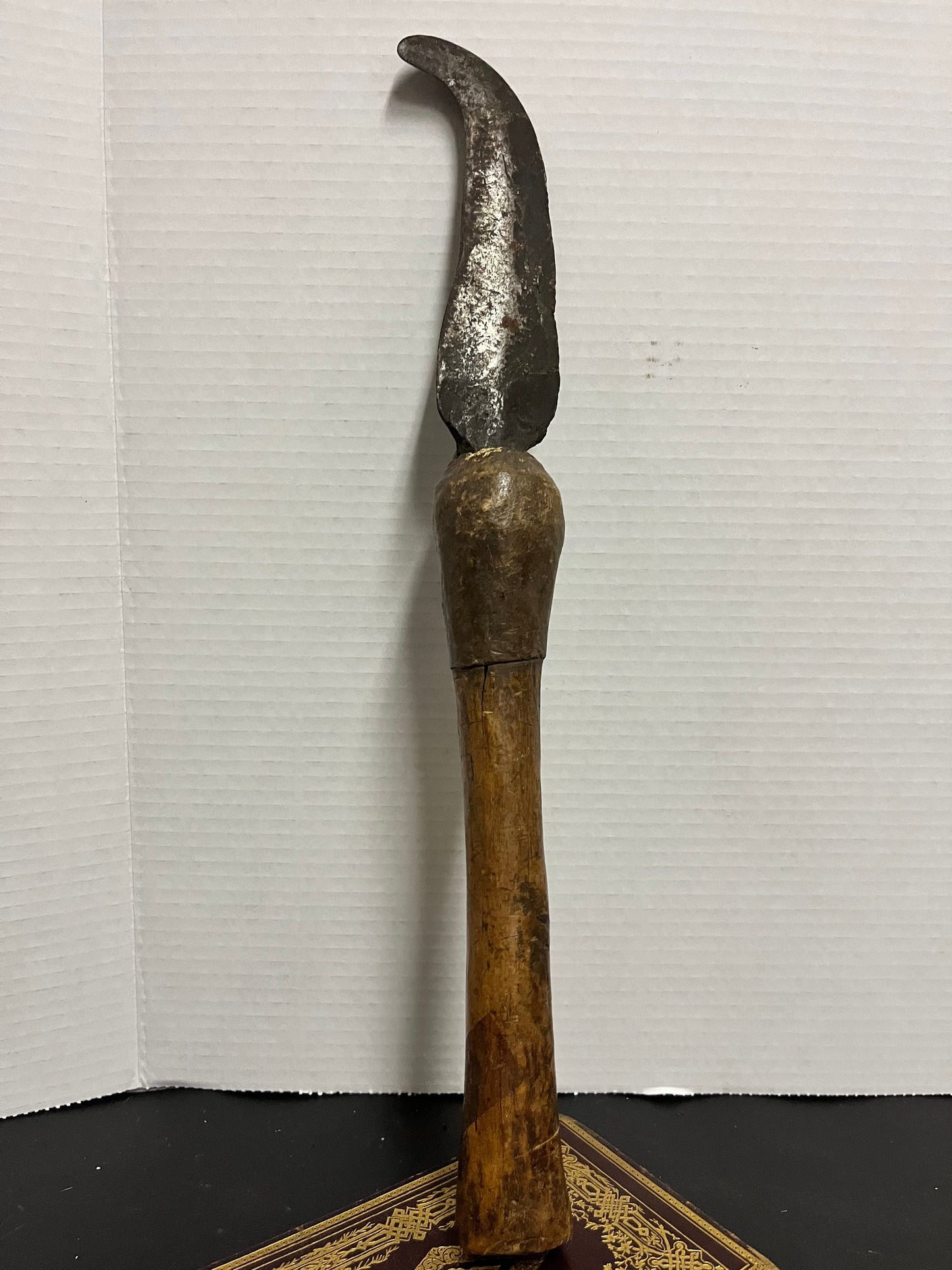 Museum quality Antique 19th century Hand Forged  Japanese Notogiri Woodworking tool  amazing patina and condition  wow  - 17 inches long