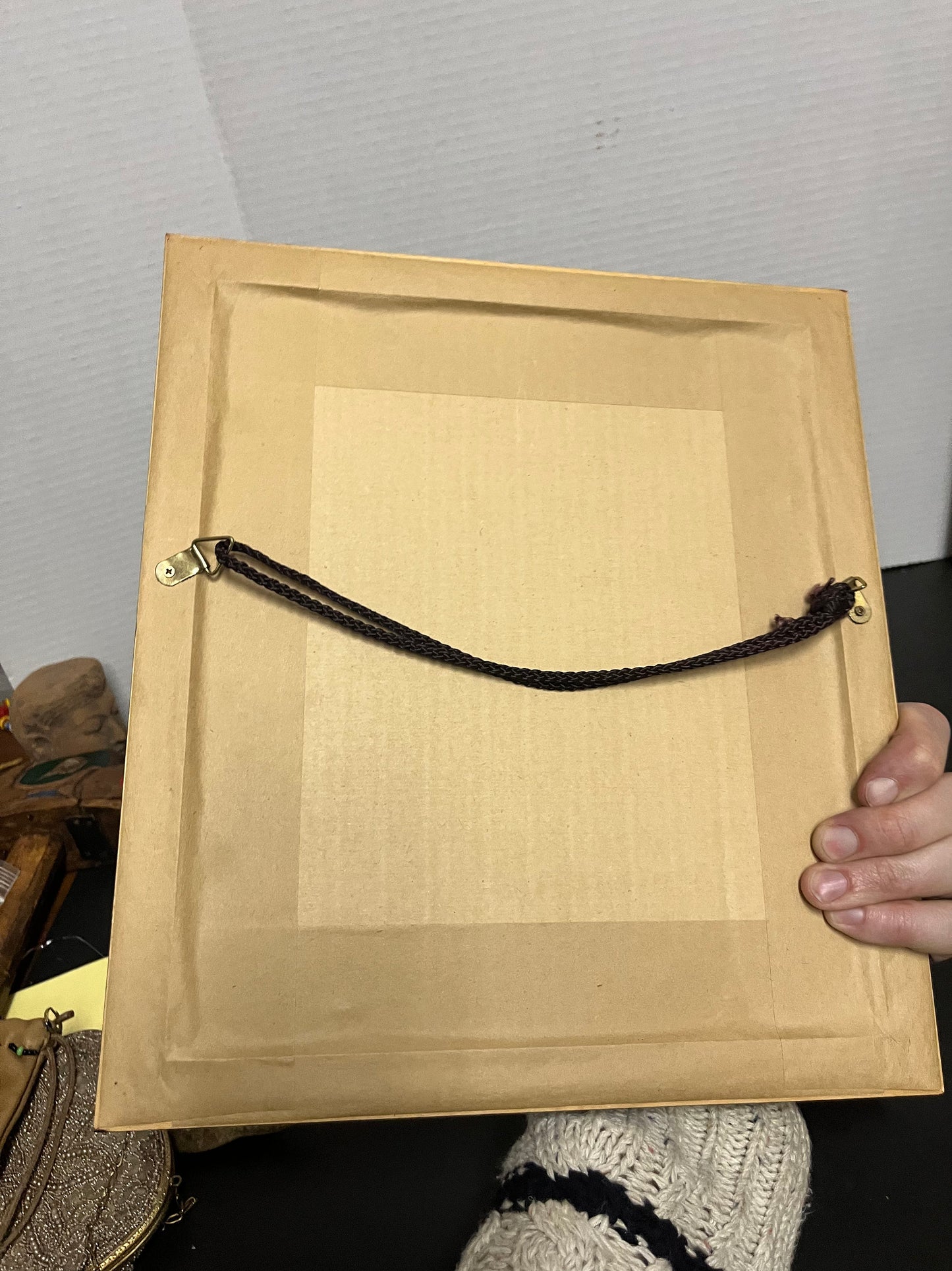 Exquisite 13 x 11 antique Chinese embroidery in stunning Rosewood frame  depicting birds on a wire with exquisite accuracy  lovely gift