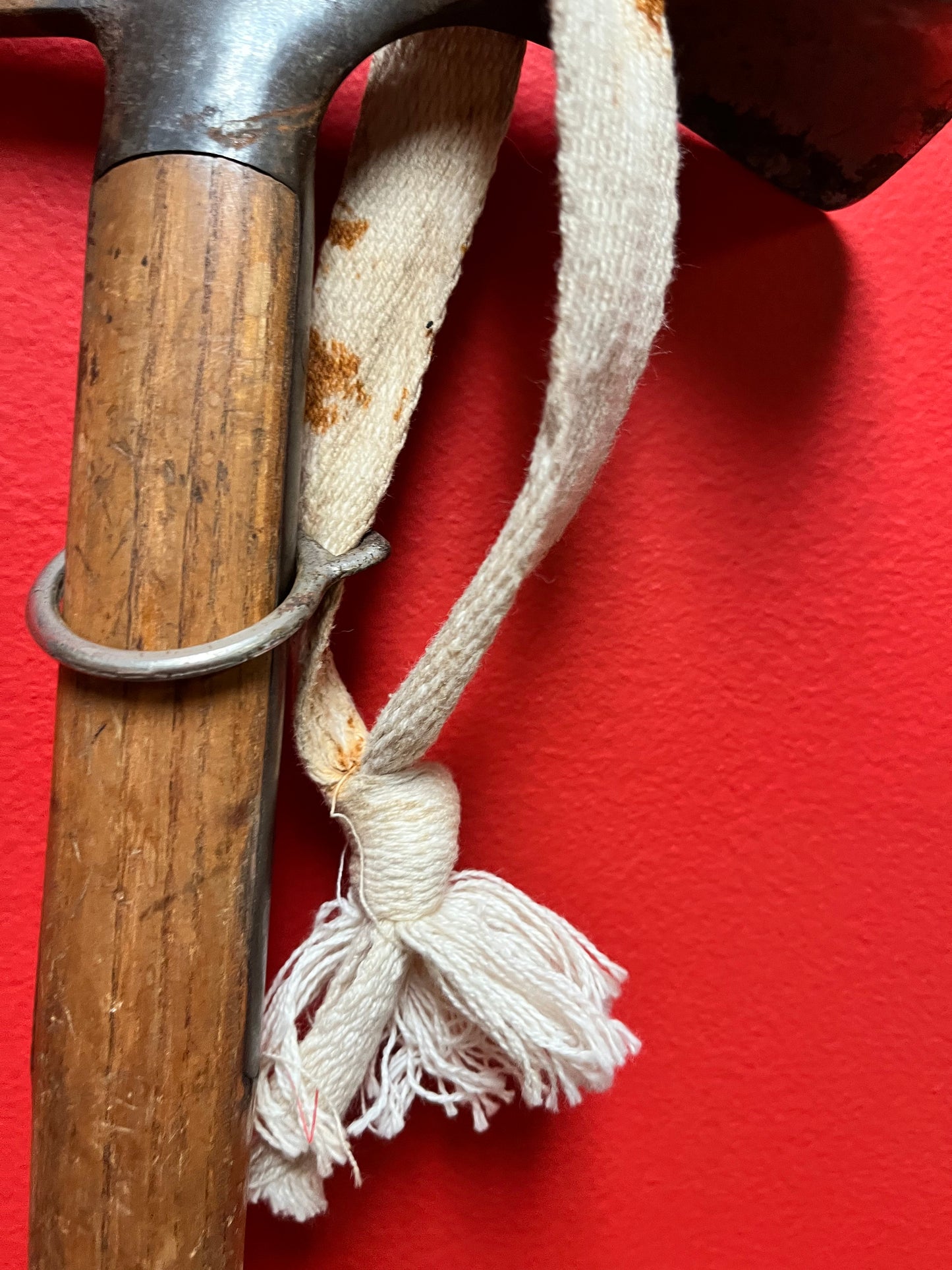 Amazing antique Austrian 33 inch long very rare mountaineers ice pick   truly a mountain explorers dream piece - wow