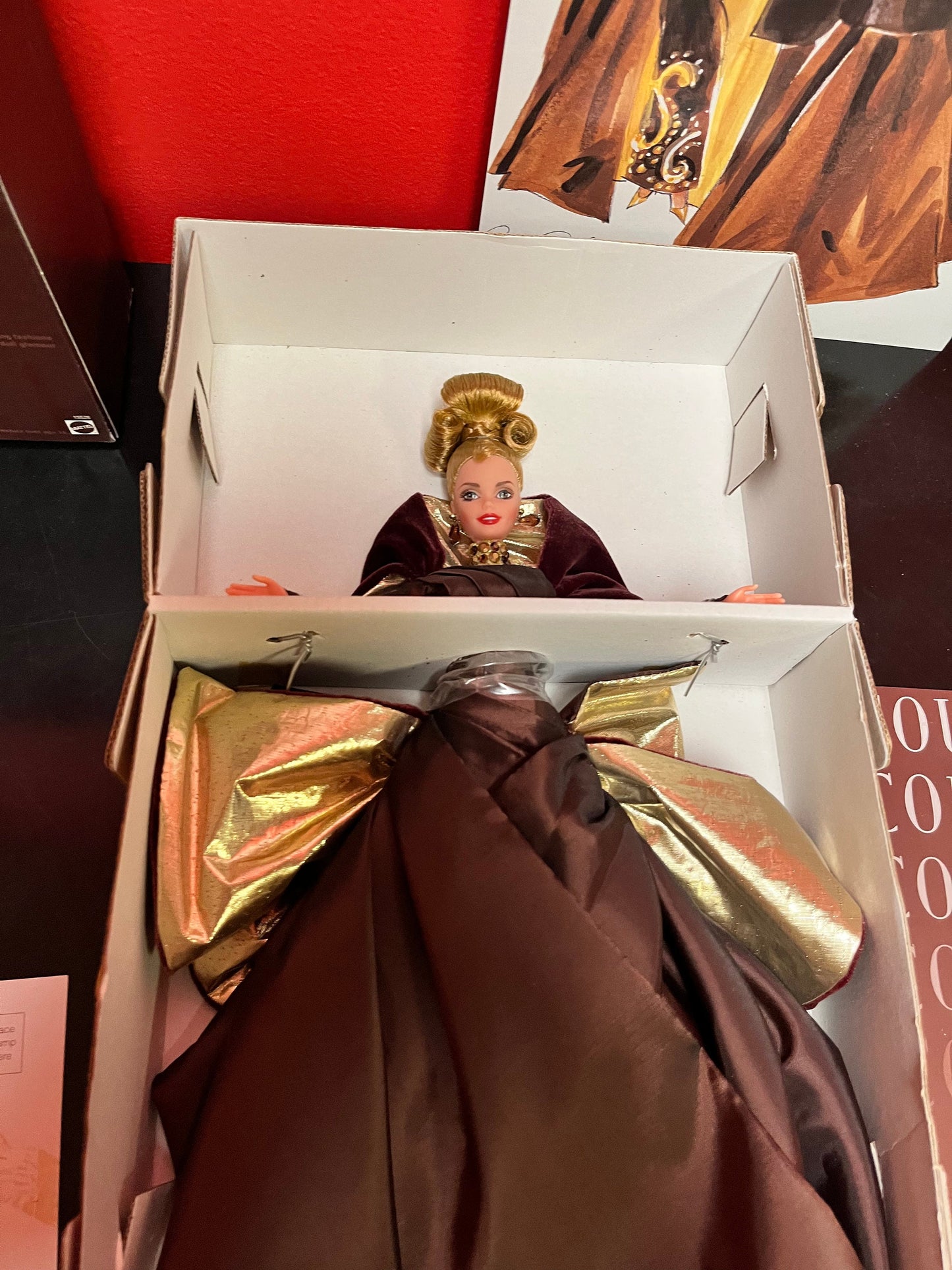 Fabulous Barbie doll coture  in original box with original paperwork in original outer box came from a collection - wow