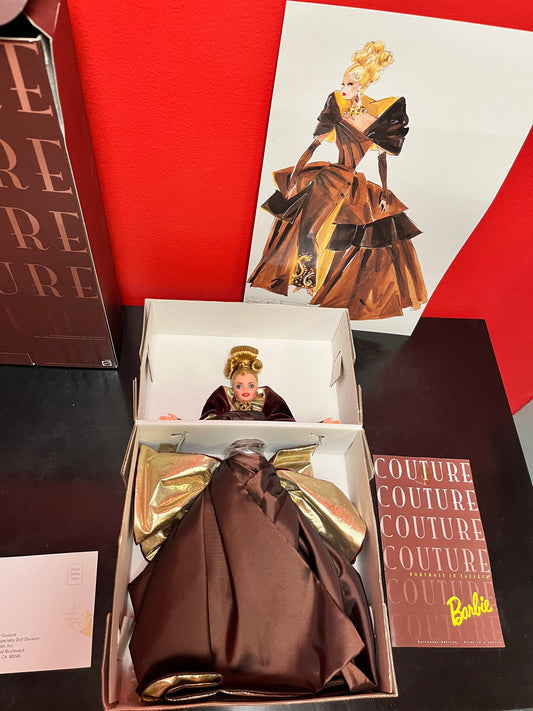 Fabulous Barbie doll coture  in original box with original paperwork in original outer box came from a collection - wow