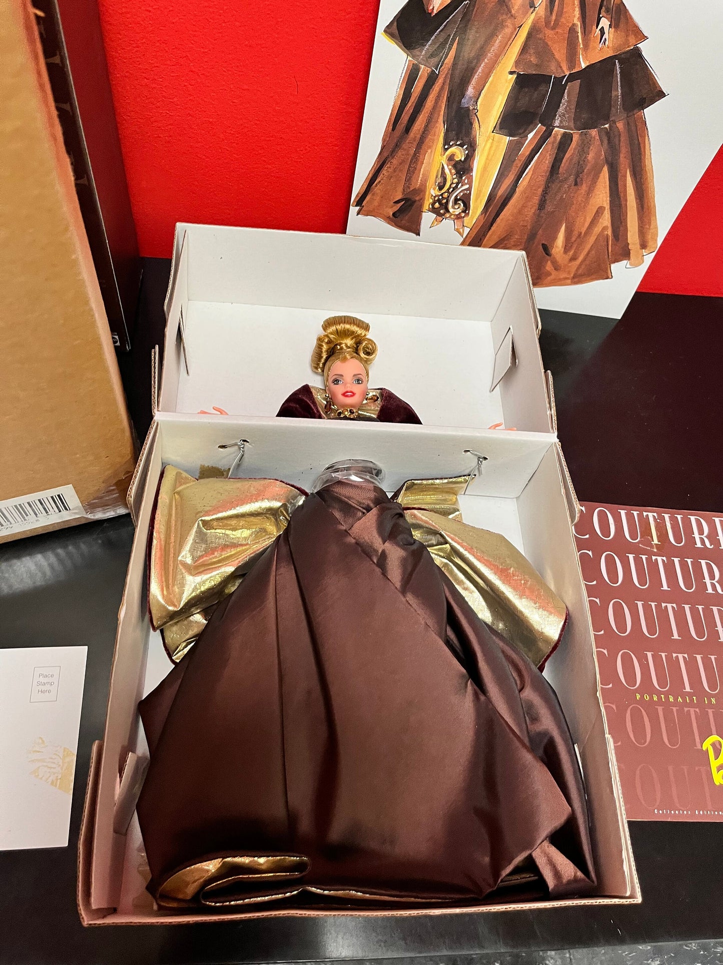Fabulous Barbie doll coture  in original box with original paperwork in original outer box came from a collection - wow
