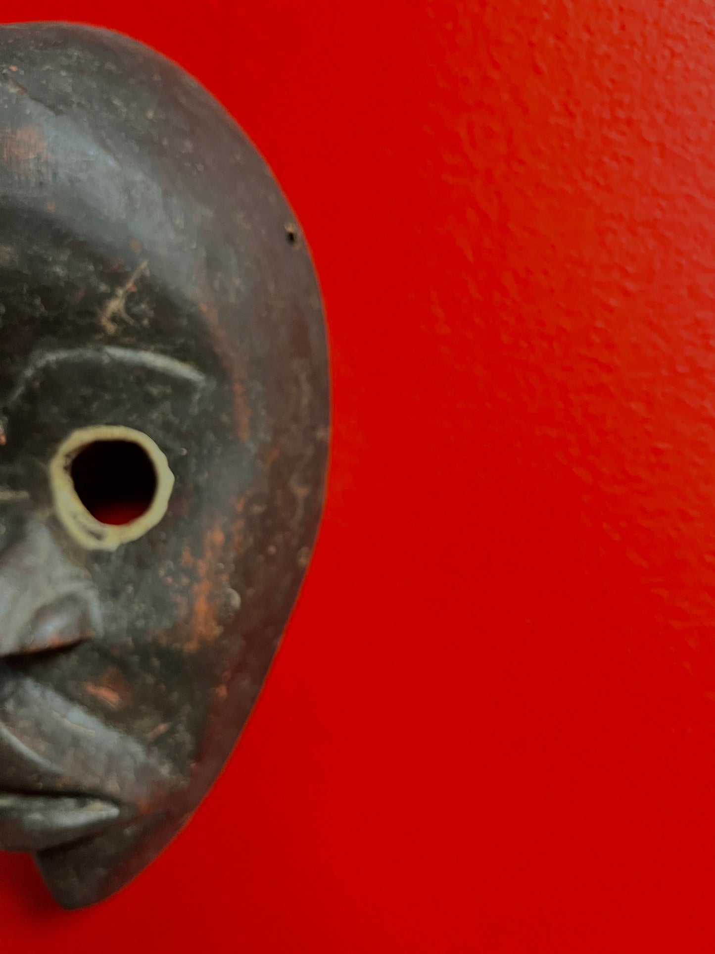 9.5 inch authentic ivory coast ceremonial female, Dan mask - museum, quality with exceptional Patina - wow