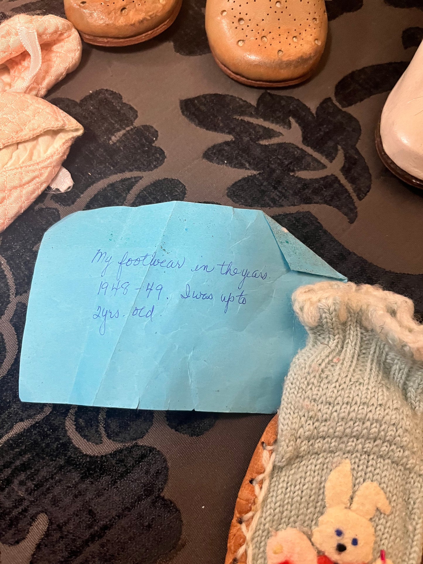 Lot beautiful antique shoes  doll or children  great condition. Approx 5 inches long each  great value