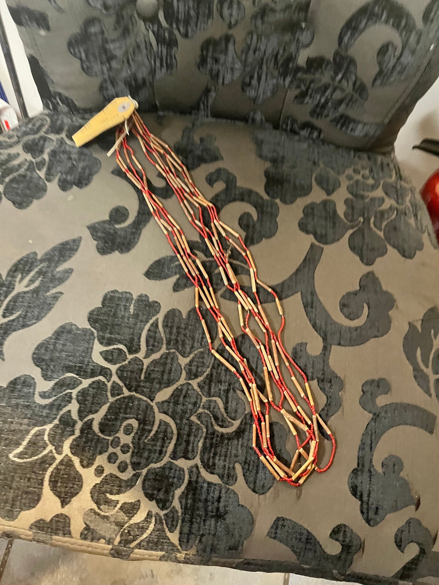 African beaded necklace  bushman tribe  very pretty