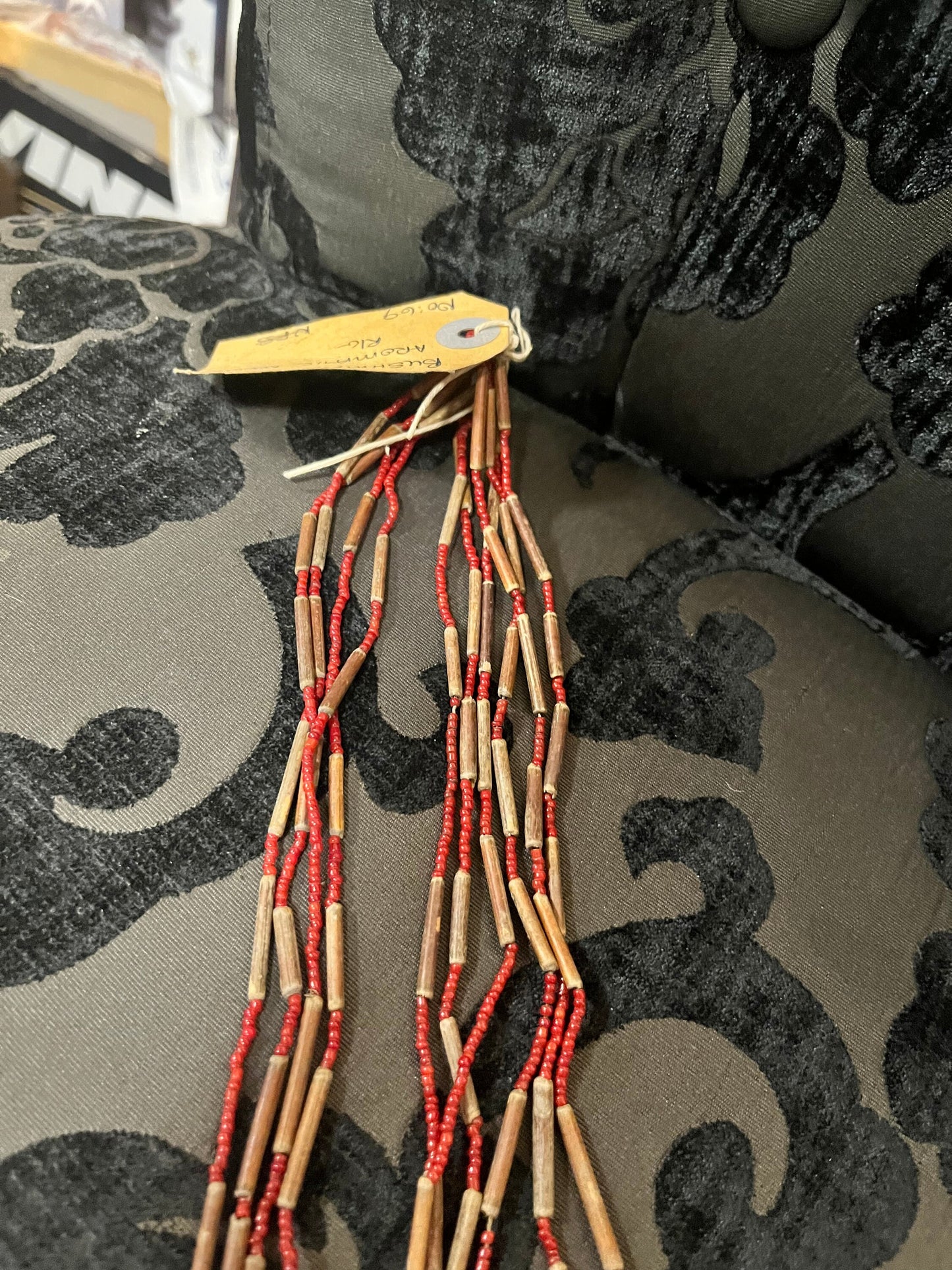 African beaded necklace  bushman tribe  very pretty