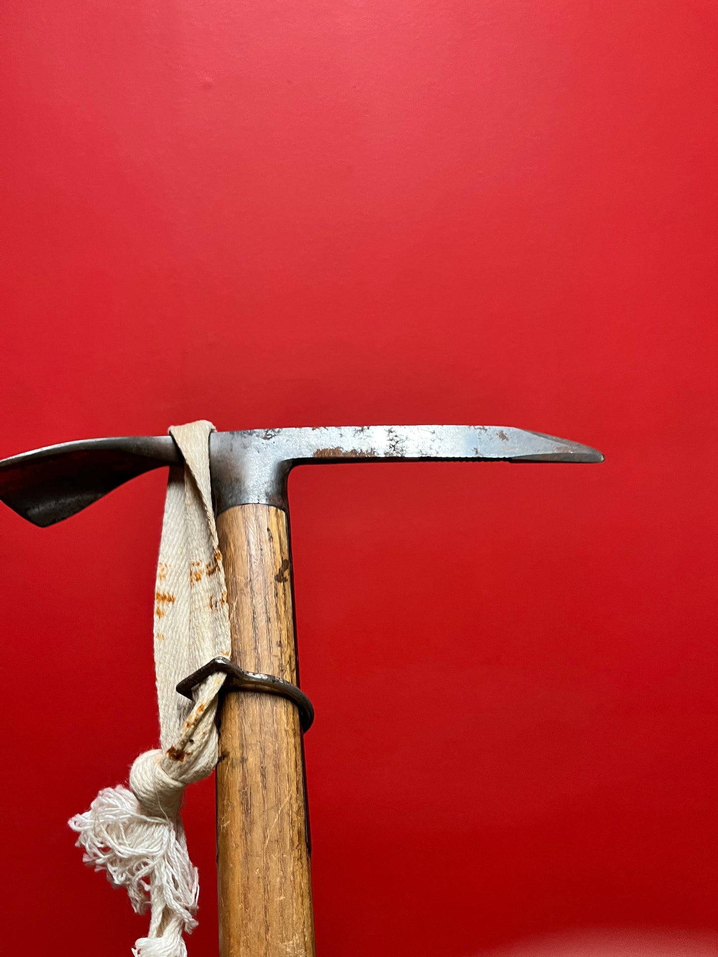 Amazing antique Austrian 33 inch long very rare mountaineers ice pick   truly a mountain explorers dream piece - wow