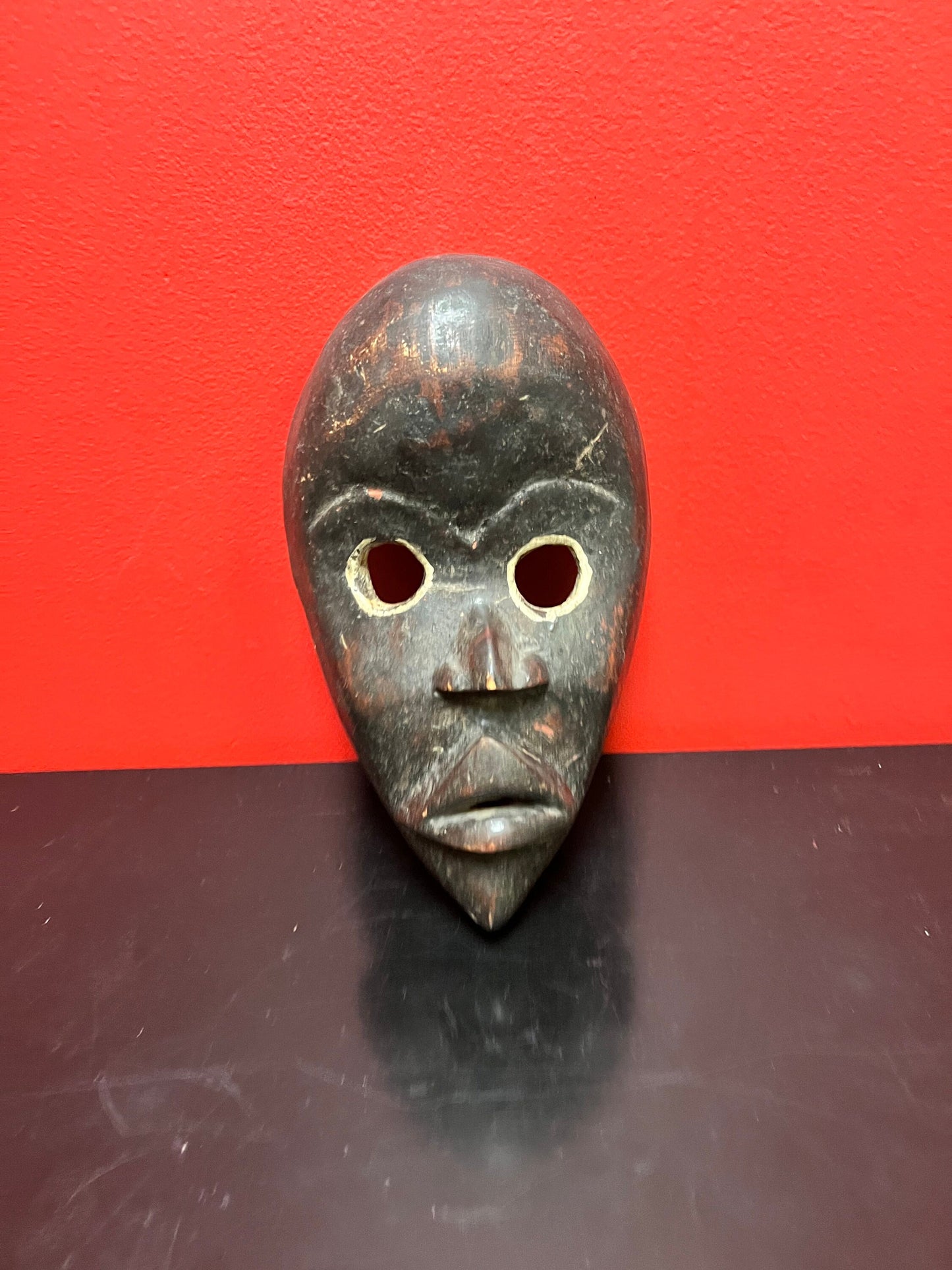 9.5 inch authentic ivory coast ceremonial female, Dan mask - museum, quality with exceptional Patina - wow
