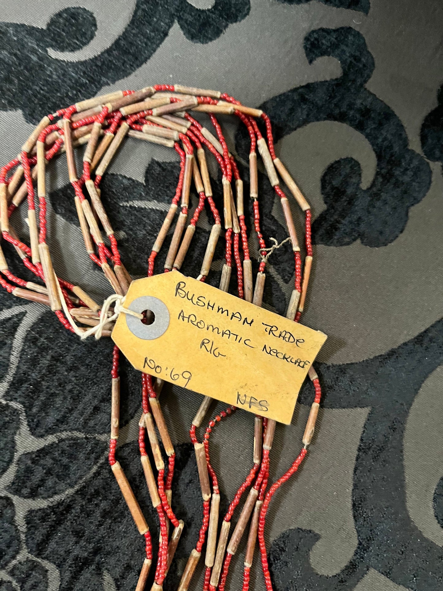 African beaded necklace  bushman tribe  very pretty