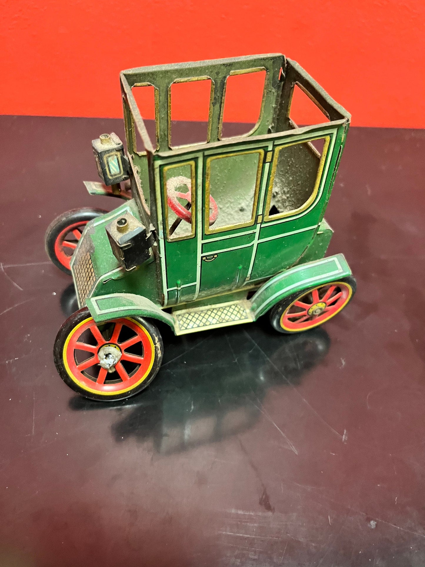 Two magical antique tin toys   as is   Amazing value - 5 and 6 inches each