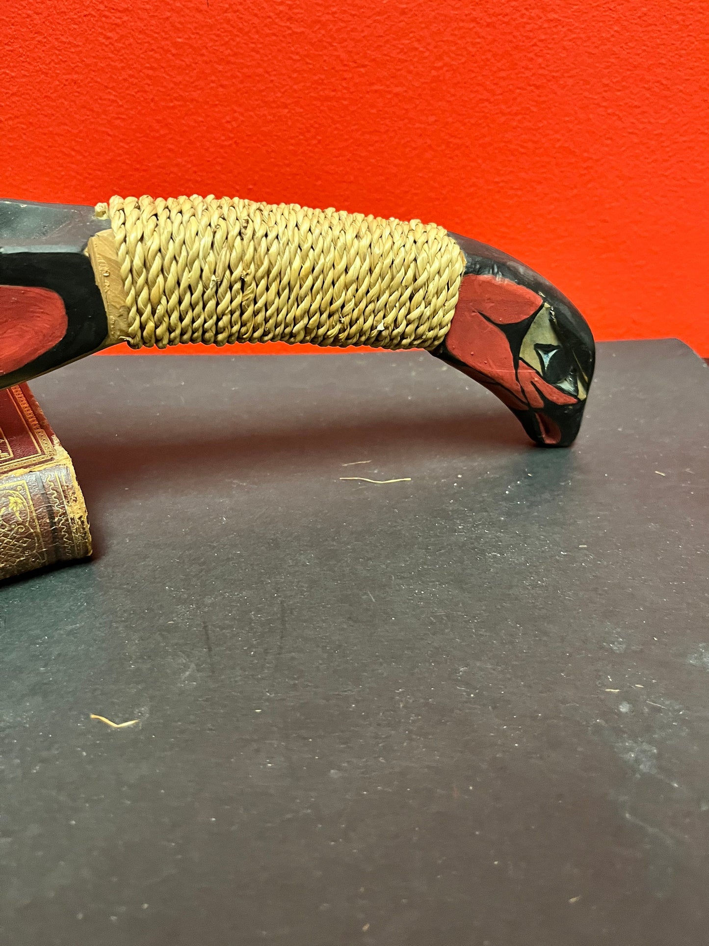 4 inch long fabulous indigenous first nations pacific northwest coast signed Ladle  rare beauty