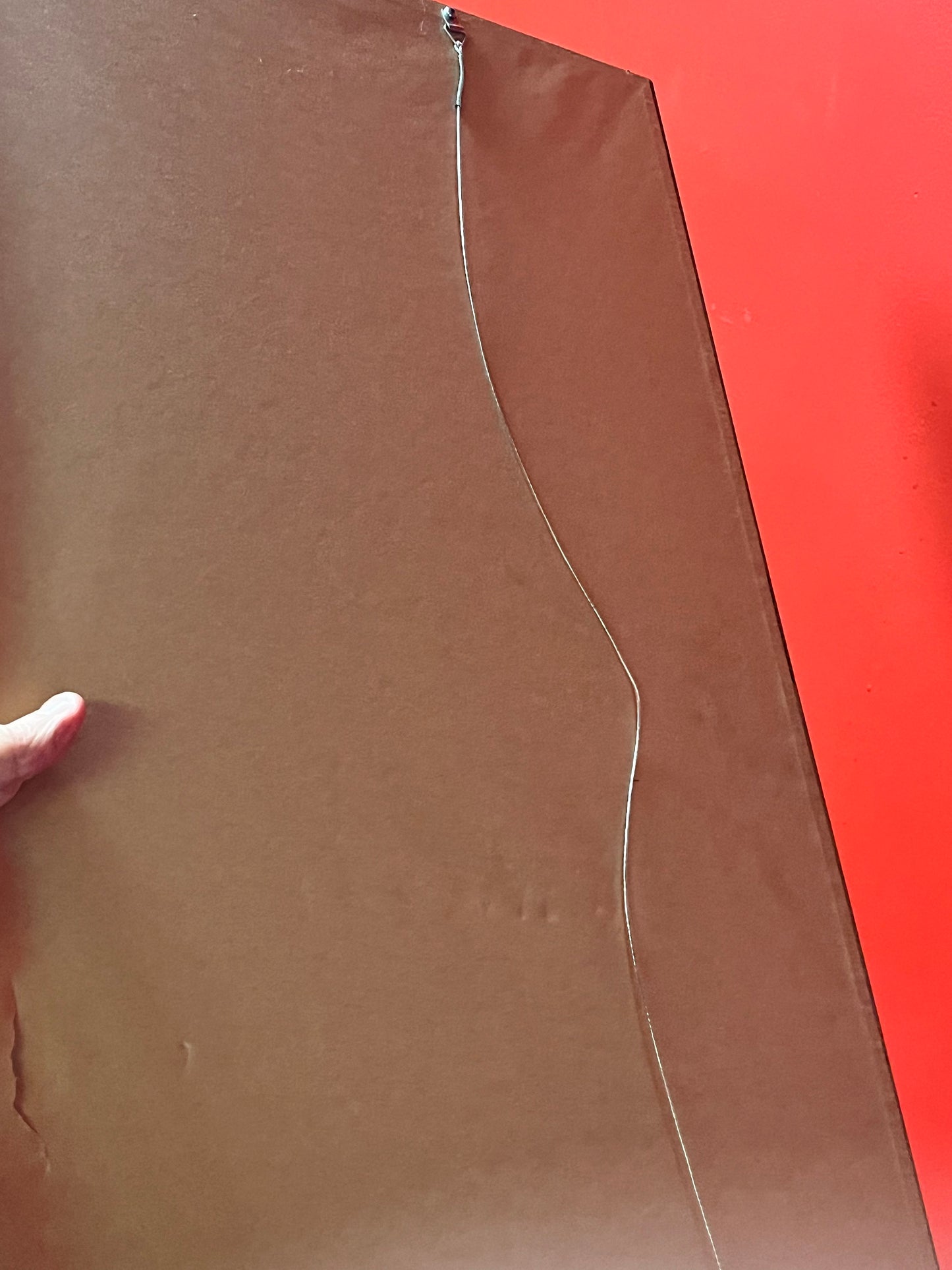 An Extremely rare authentic 31 x 16 Chinese Xu Sangeng 1826-1890 ink on hand woven silk slight as is  wonderfully framed  wow