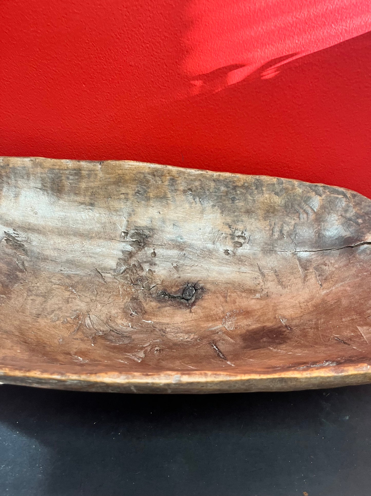 Indigenous first nations  Haida Authentic 1820s 23 x 10 ceremonial bowl  came from museum collection  rare rare  great condition