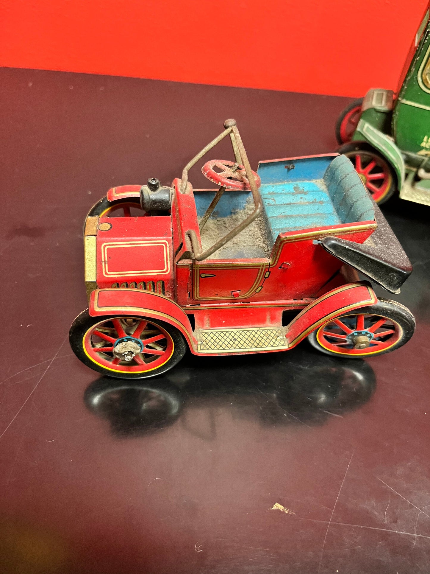 Two magical antique tin toys   as is   Amazing value - 5 and 6 inches each