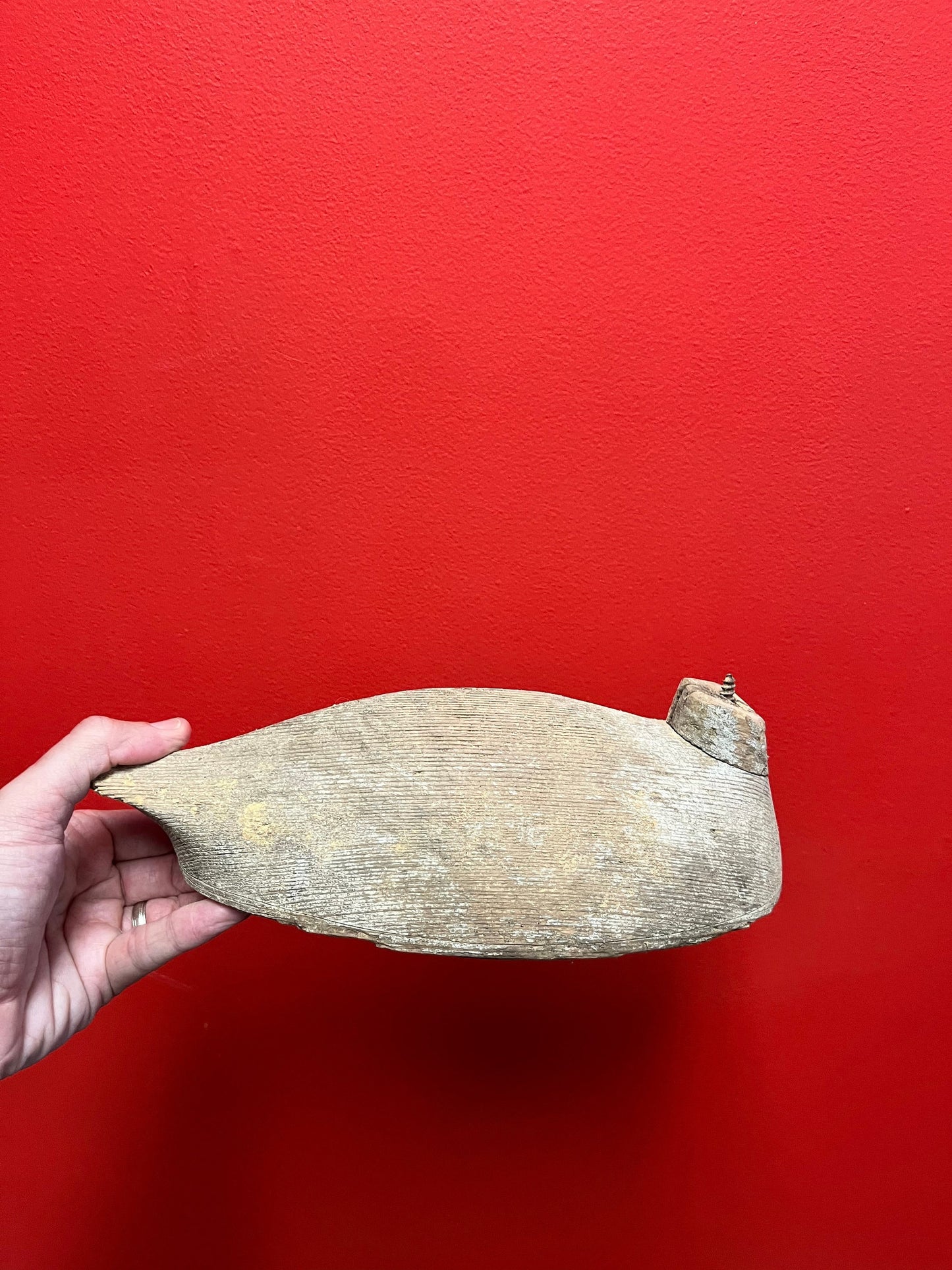 Oh my Johnny boy, its a 1928 signed headless duck decoy from sprout lake British Columbia