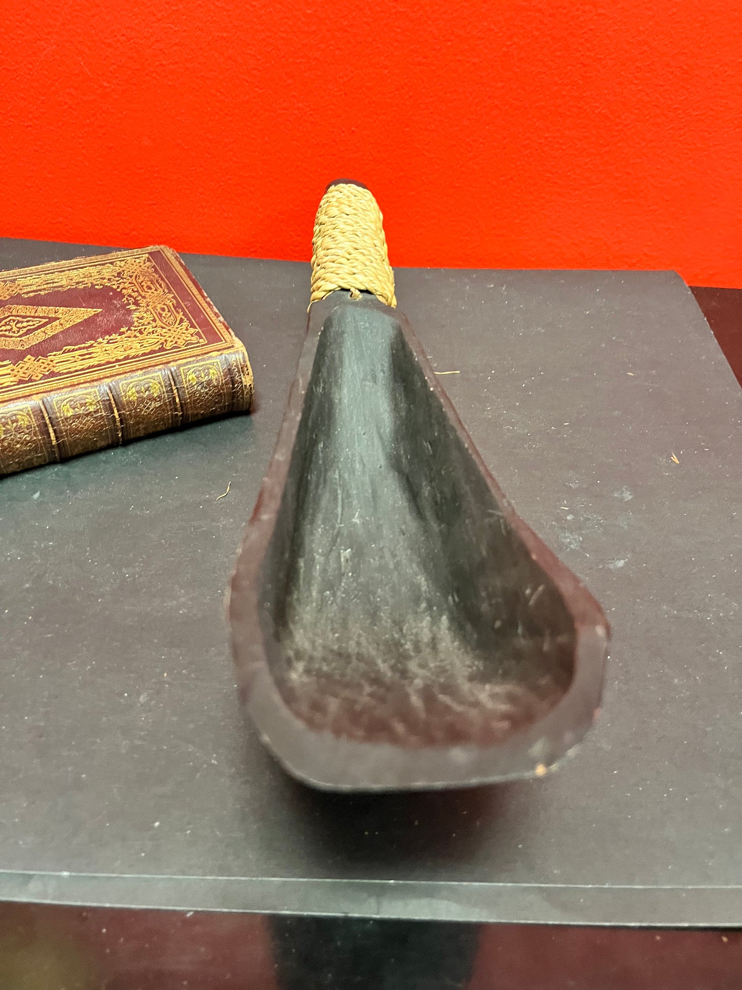 4 inch long fabulous indigenous first nations pacific northwest coast signed Ladle  rare beauty