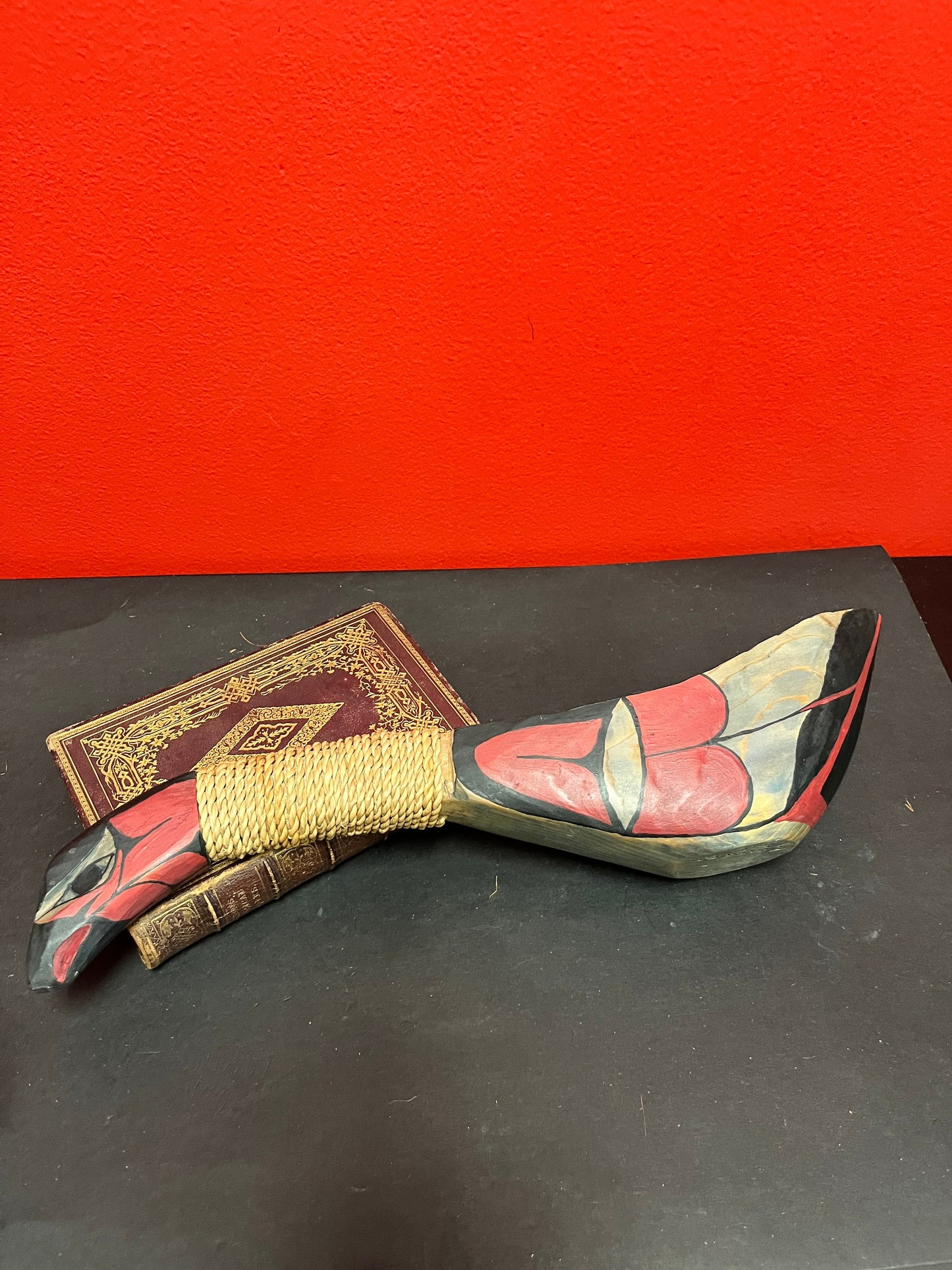 4 inch long fabulous indigenous first nations pacific northwest coast signed Ladle  rare beauty