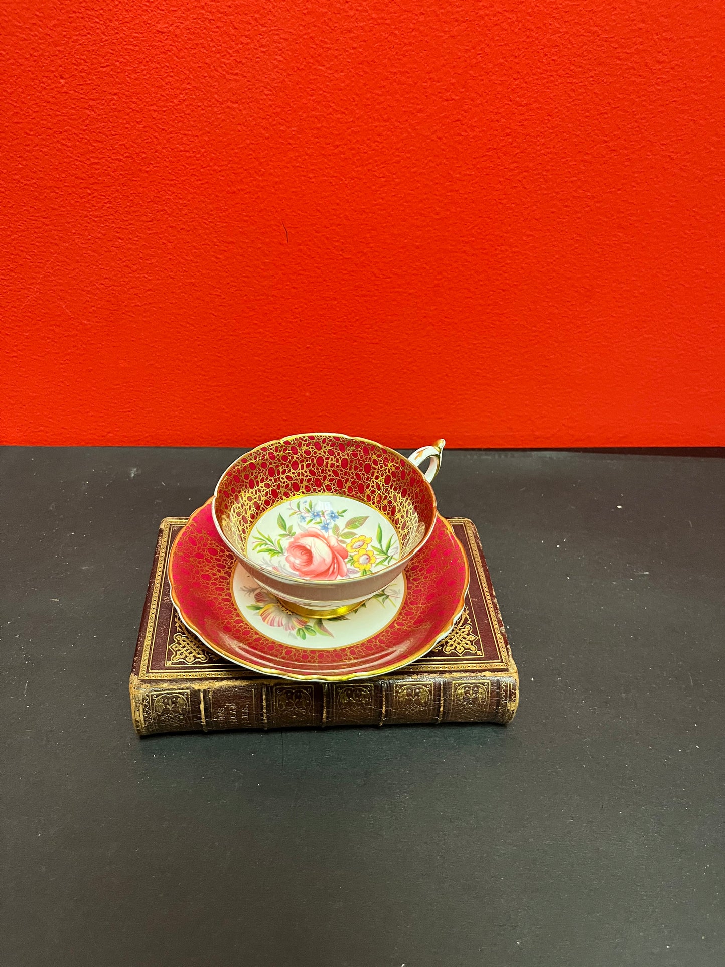 Paragon beautiful rare and cup and Saucer  mint condition  wow