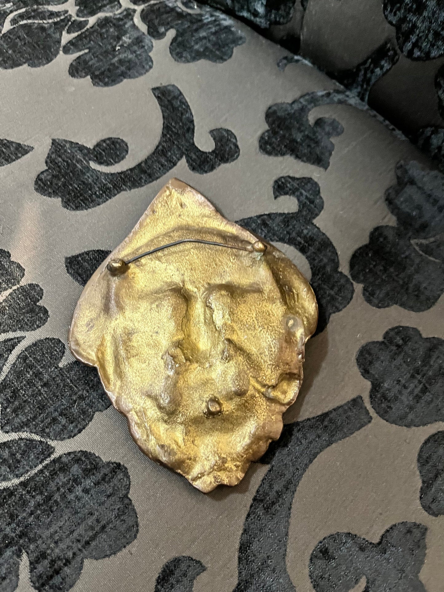 6 inch bronze sailor dish or wall hanging plaque  great gift  antique sailor