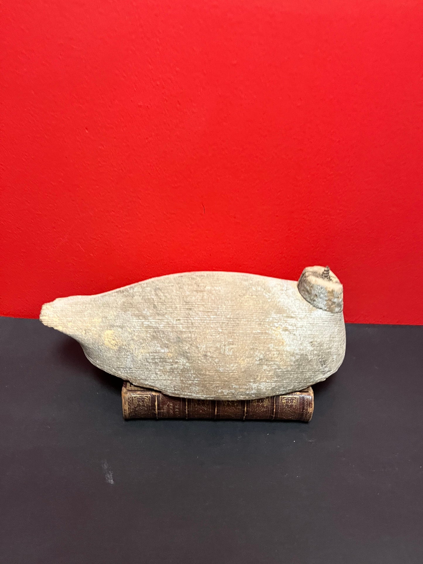 Oh my Johnny boy, its a 1928 signed headless duck decoy from sprout lake British Columbia