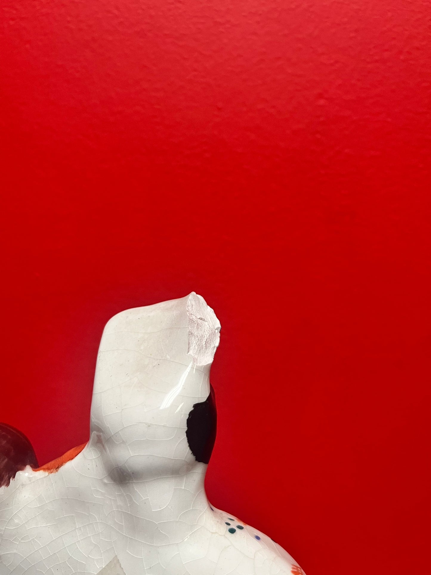 Two Lovely  antique as is Staffordshire figures.  See photos.  11 and 14 inches tall.