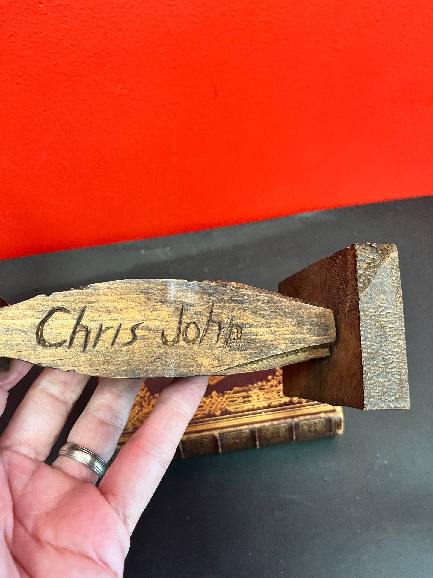 8 x 14 tall signed indigenous first nations pacific northwest coast transformation totem pole  cedar beauty - Chris John