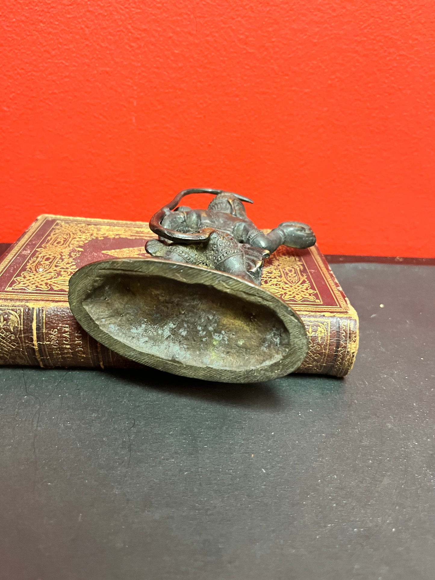 Stunning, heavy 19 century or earlier 5 1/2 inch monkey God bronze statue  superb detail