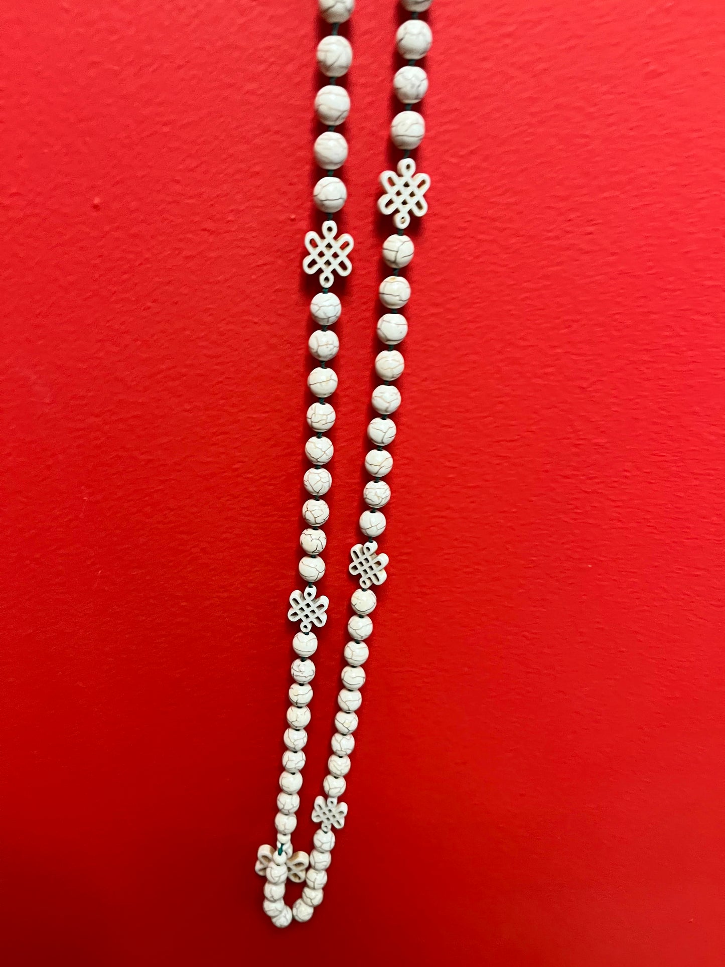 Approximately 38 inch long, stone necklace, or mala   wonderful quality
