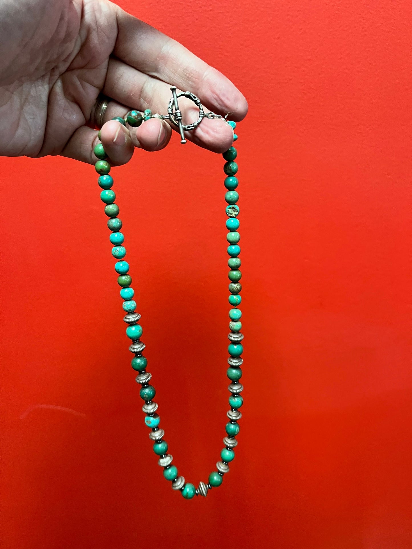 Approximately 21 inch very cool stone persian necklace