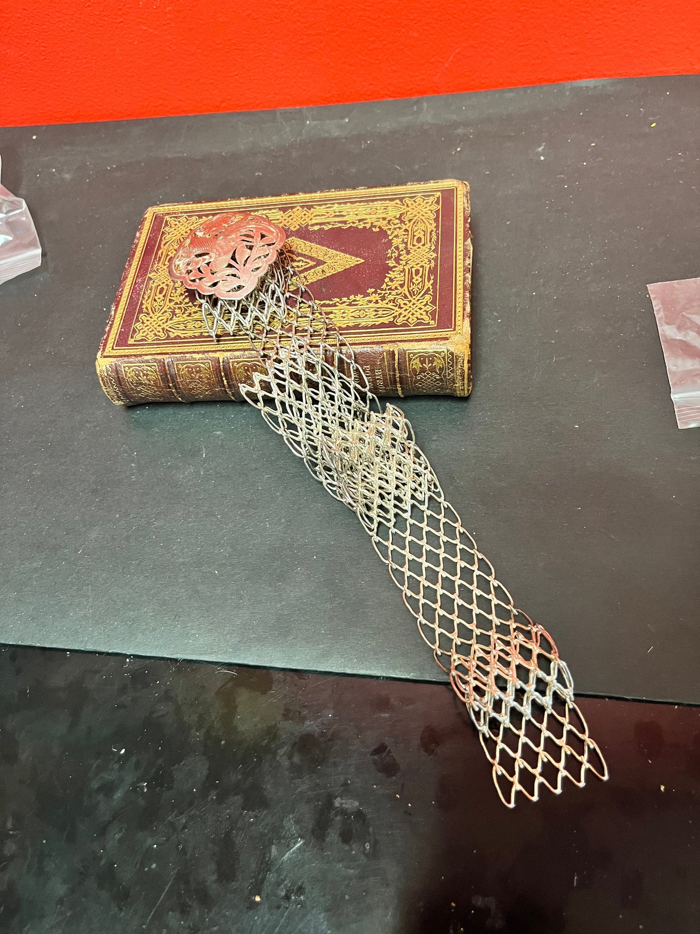 Fabulous antique Chinese 34 inch silver marked belt with buckle  heavy and quality  great value