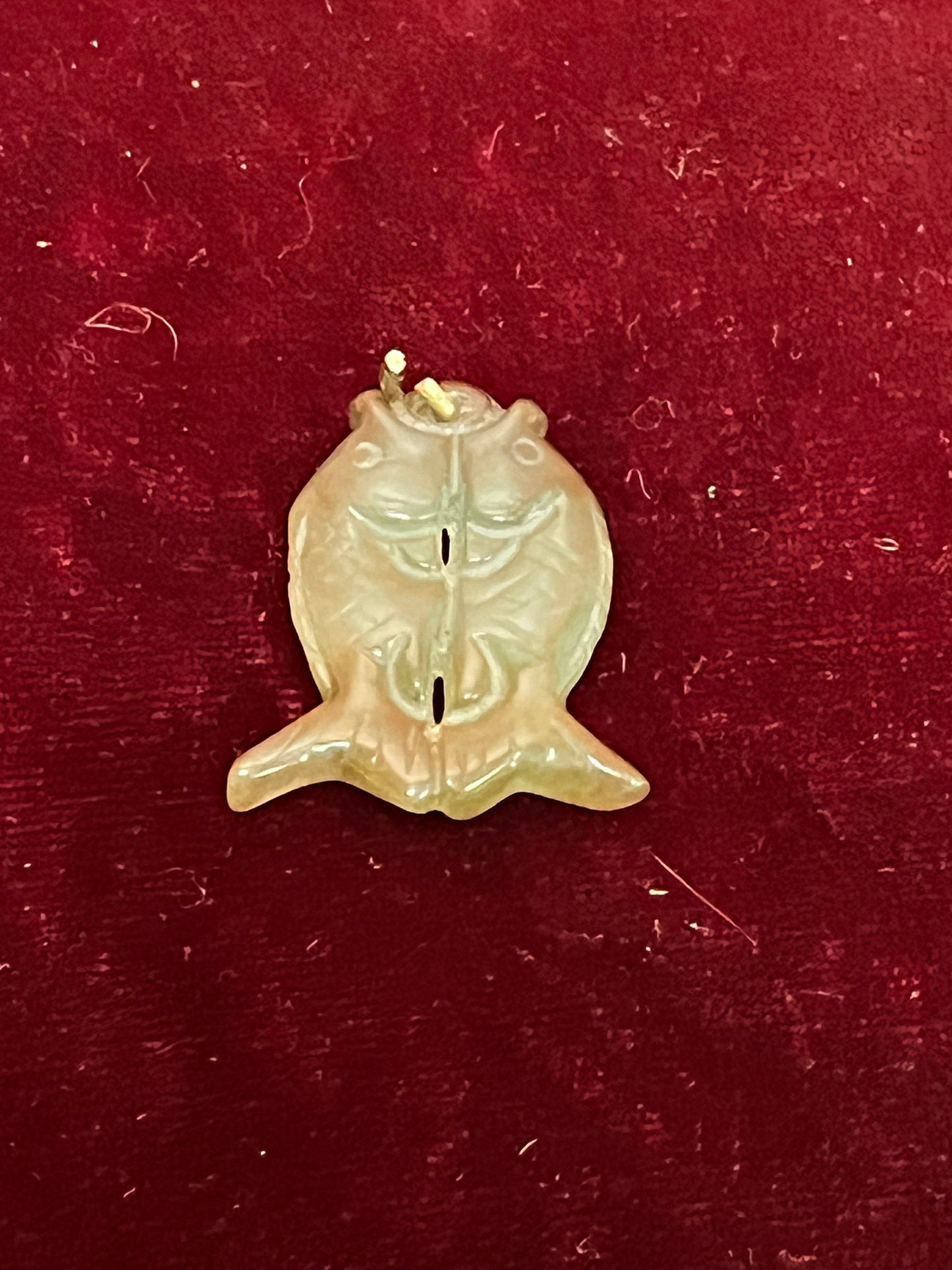 Small jade 1 inch Chinese pendant